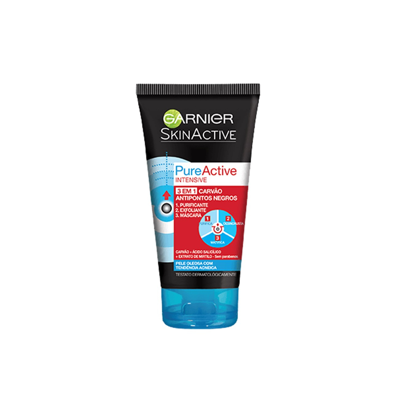 Garnier Pure Active 3-In-1 Wash Scrub Mask 150ml