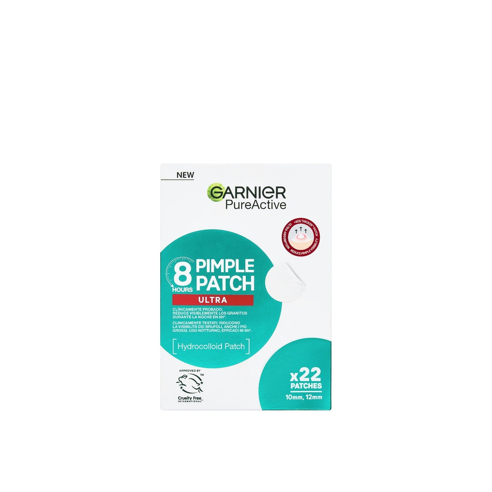 Garnier Pure Active لصقات مكافحة البثور الفائقة x22