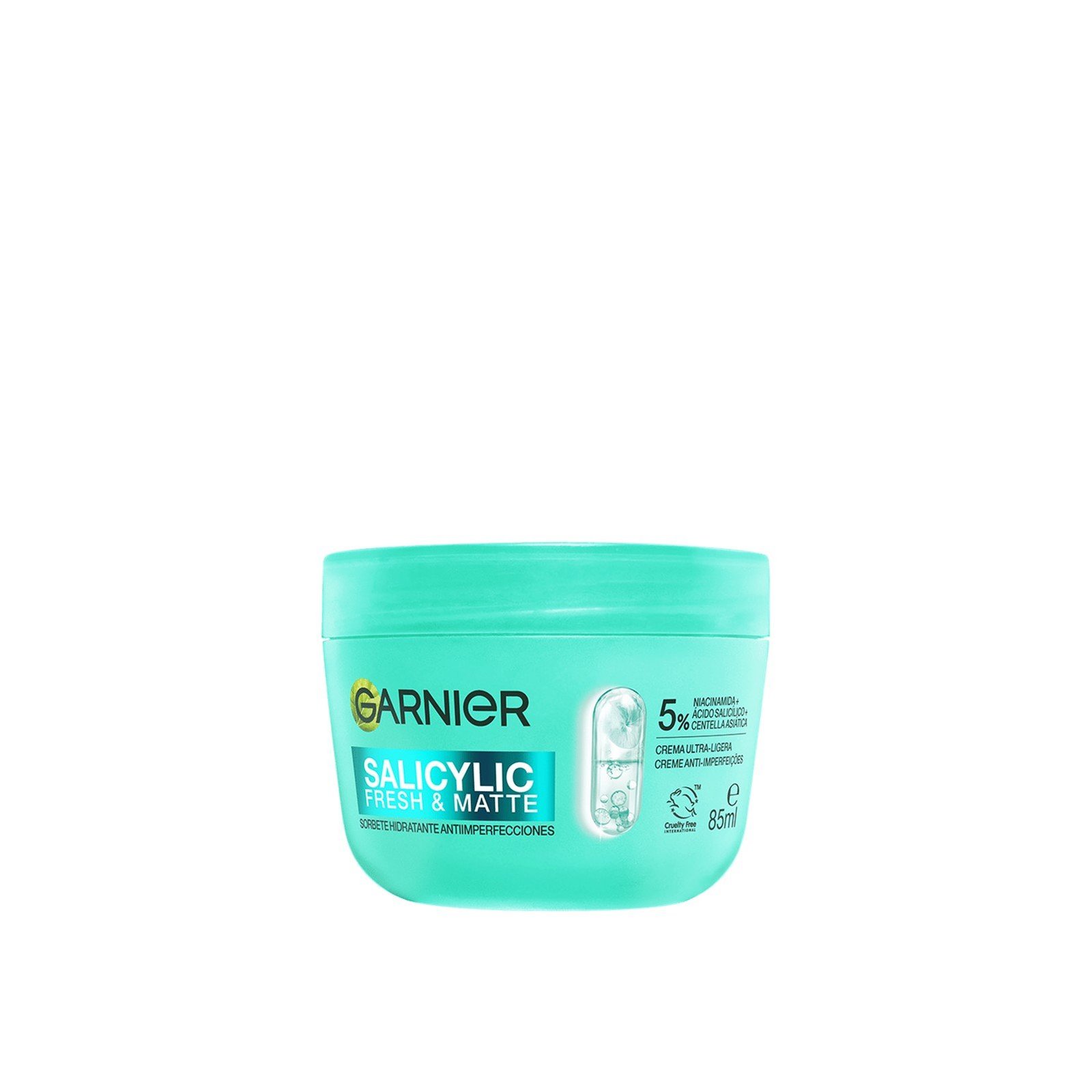 Garnier Sorbet Crema Hidratante Antiimperfecciones Salicílico Fresca Y Mate 85ml (2.87floz)