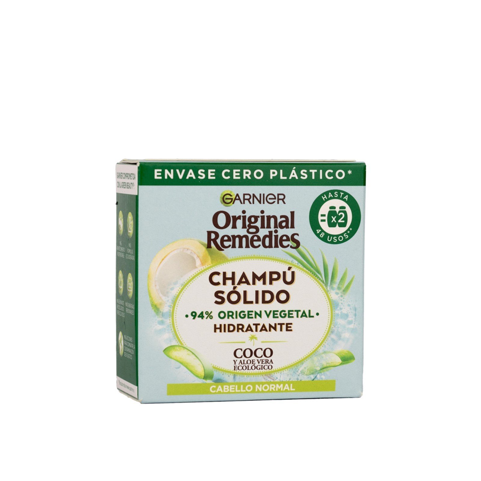 Garnier Ultimate Blends Coconut & Aloe Vera Solid شامبو 60g