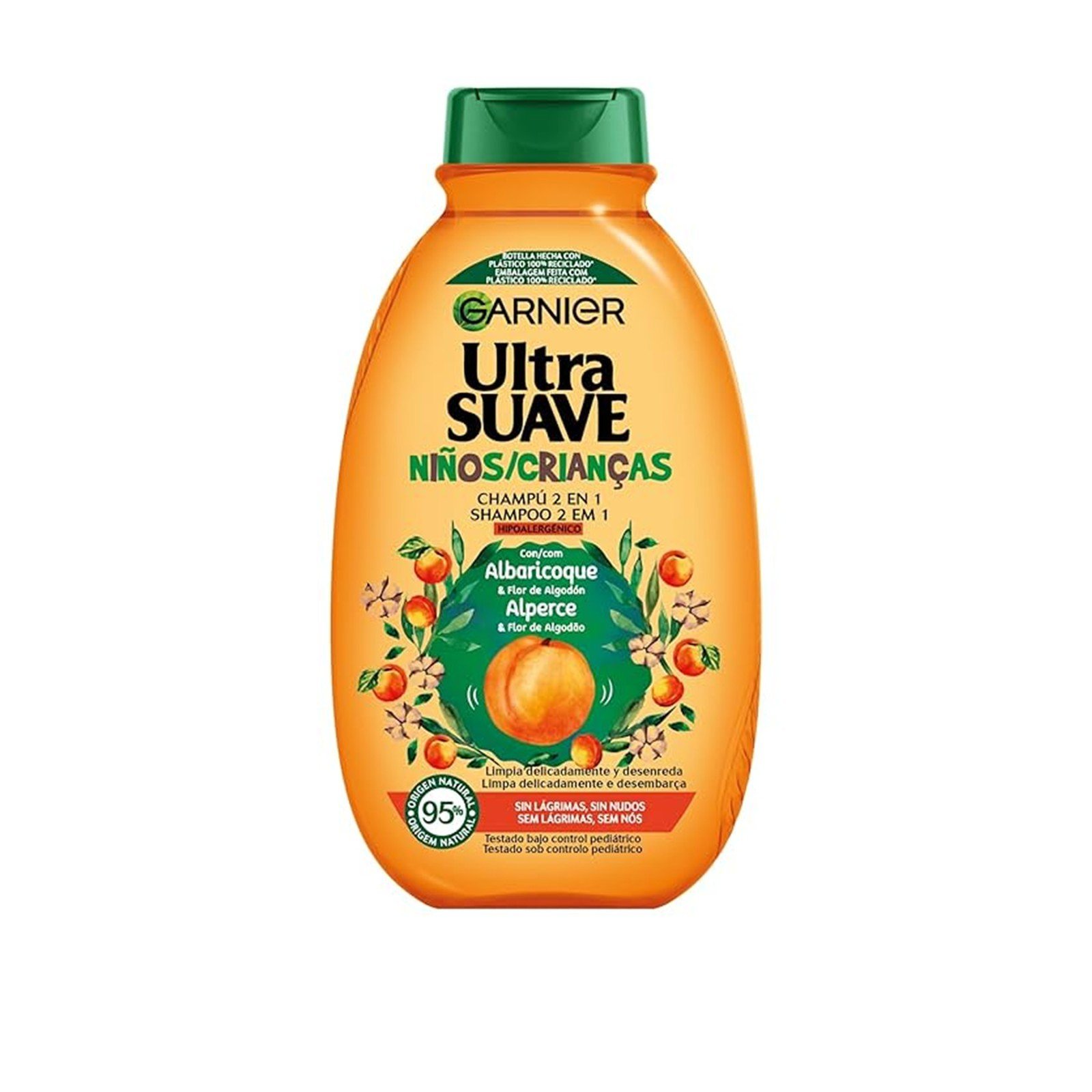 Garnier Ultimate Blends Kids 2-In-1 Apricot Shampoo 600ml (20.3floz)