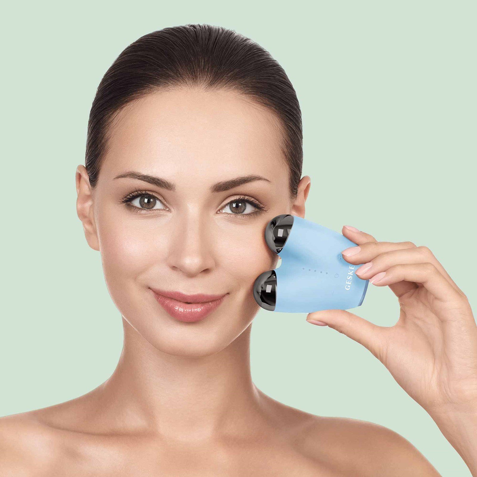 GESKE MicroCurrent Face-Lifter 6-En-1 Aquamarine