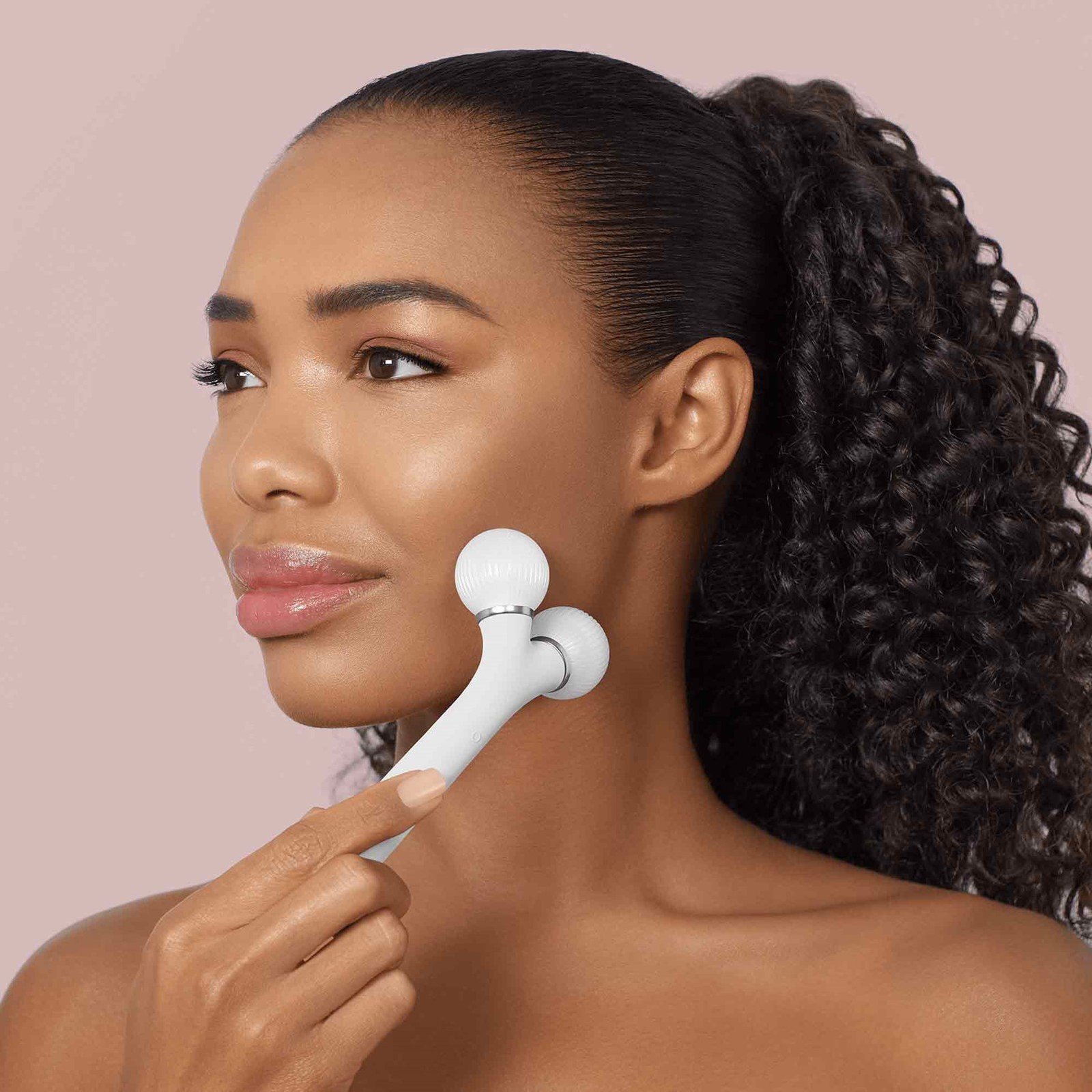 GESKE Sonic Facial Roller 4 في 1 White