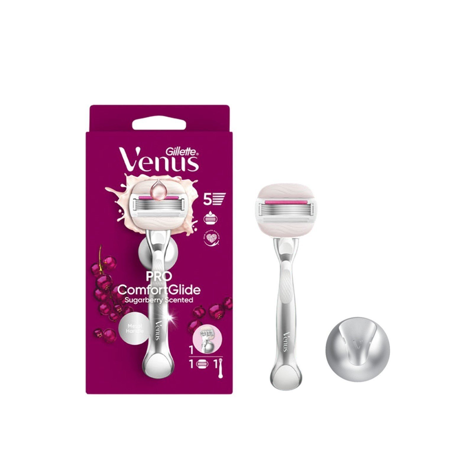 Gillette Venus Pro ComfortGlide Sugarberry Scented Razor