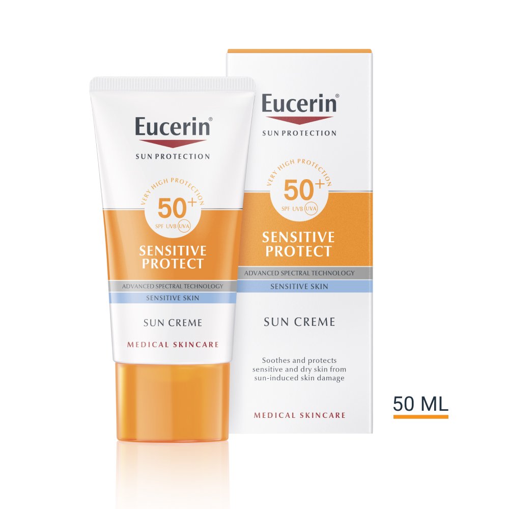 Eucerin Sun Sensitive Protect Creme Protetor Solar SPF50+ 50ml