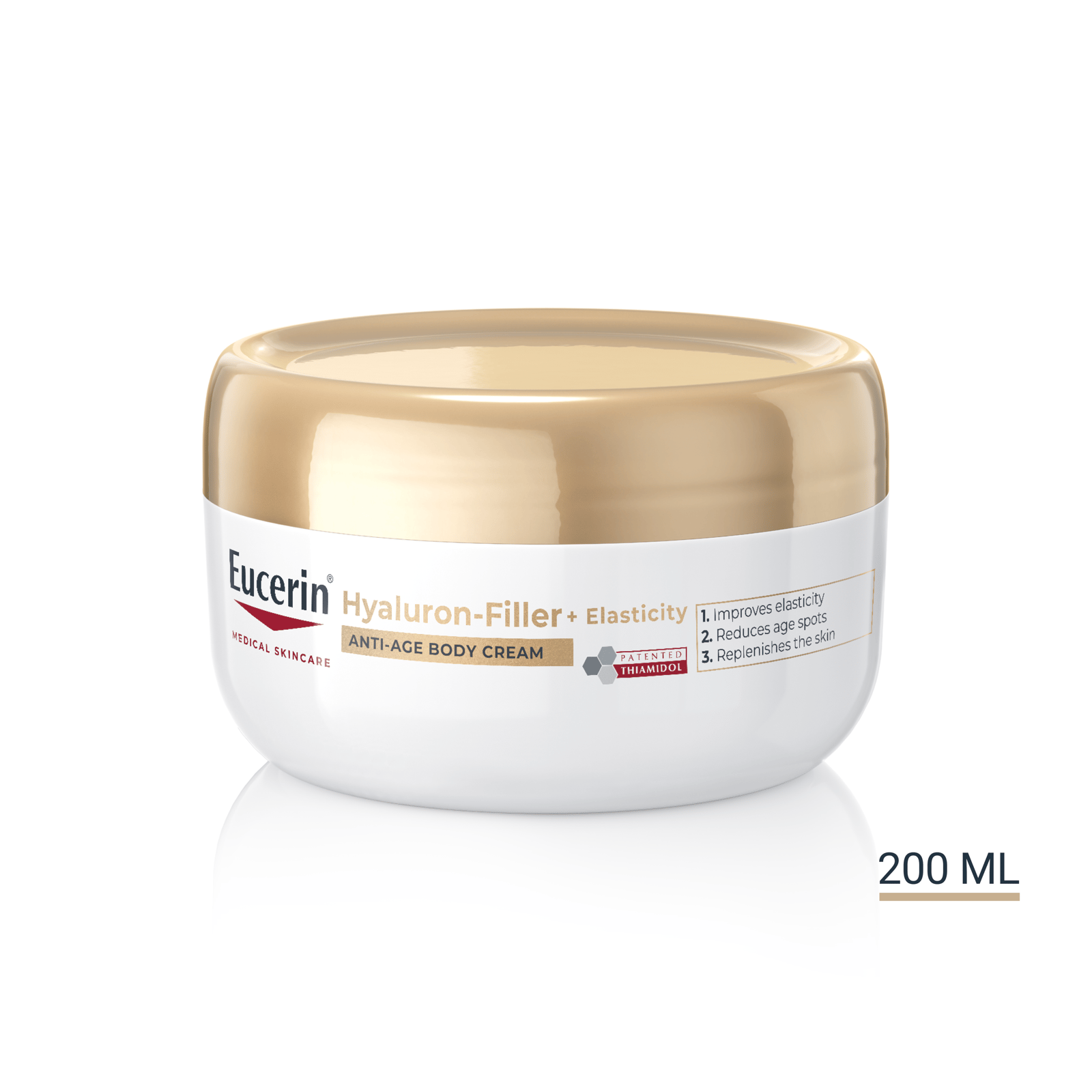Eucerin Hyaluron-Filler + Elasticity كريم مضاد للشيخوخة للجسم 200ml
