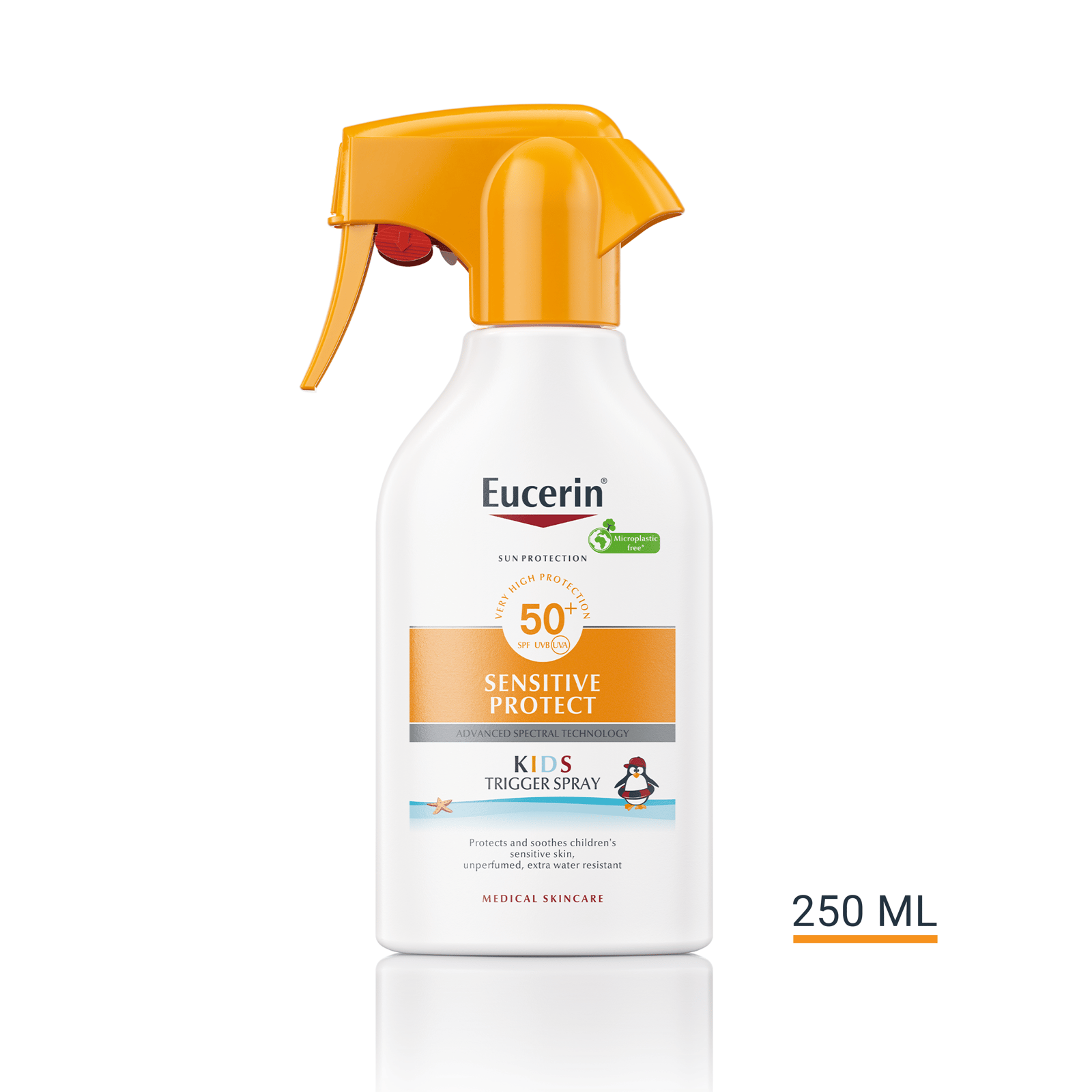 Eucerin Sun Sensitive Protect Kids Spray con Gatillo SPF50+ Protector Solar 250ml