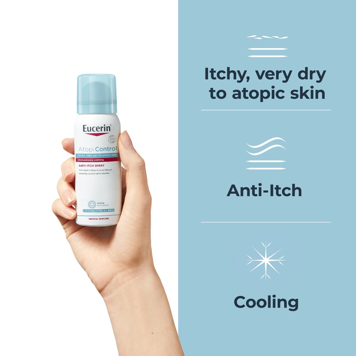 Eucerin AtopiControl Spray Łagodzący Swędzenie 50ml