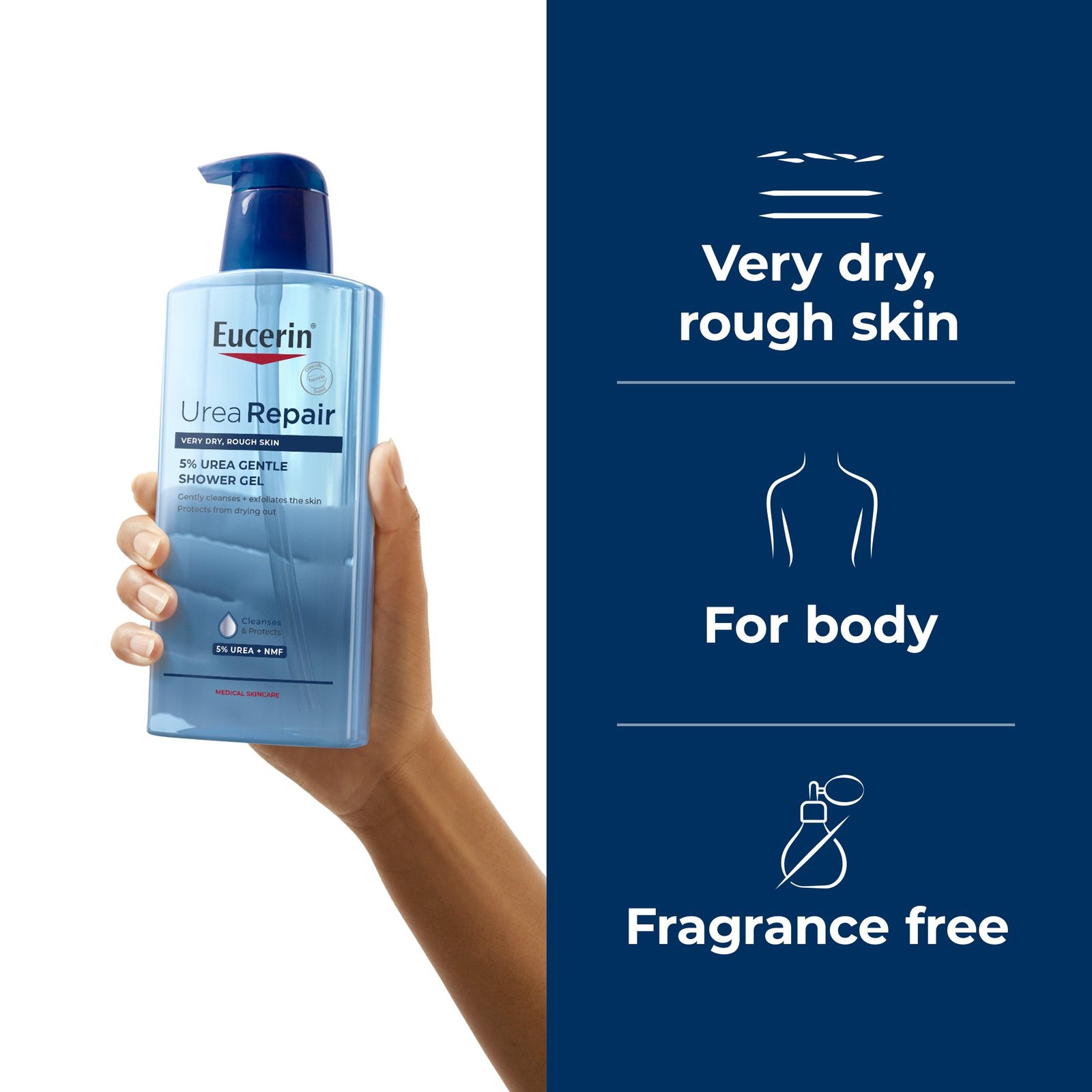 Eucerin UreaRepair جل استحمام لطيف بنسبة 5% يوريا 400ml