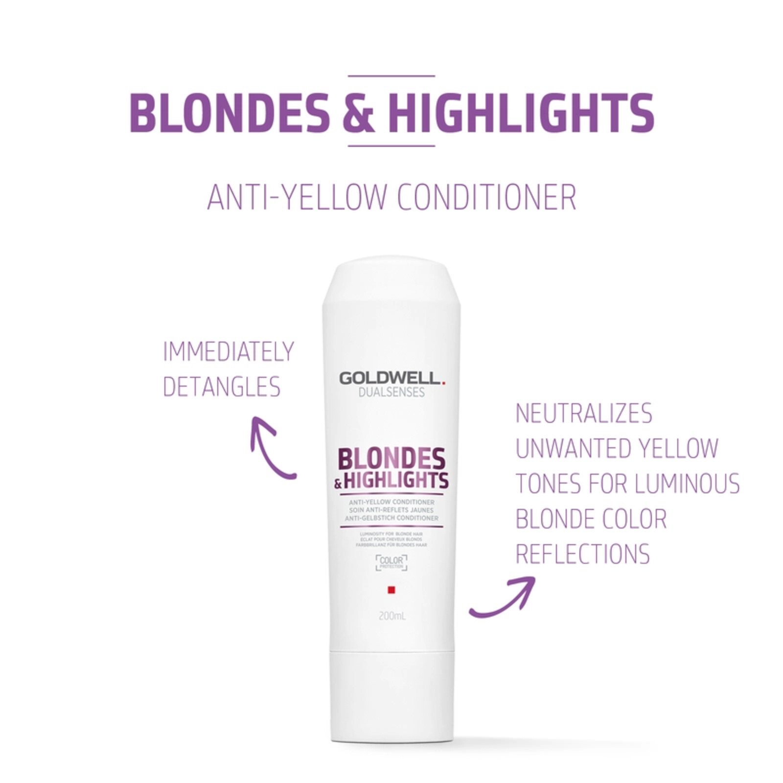 Goldwell Dualsenses Blondes & Highlights بلسم مضاد للاصفرار 200ml
