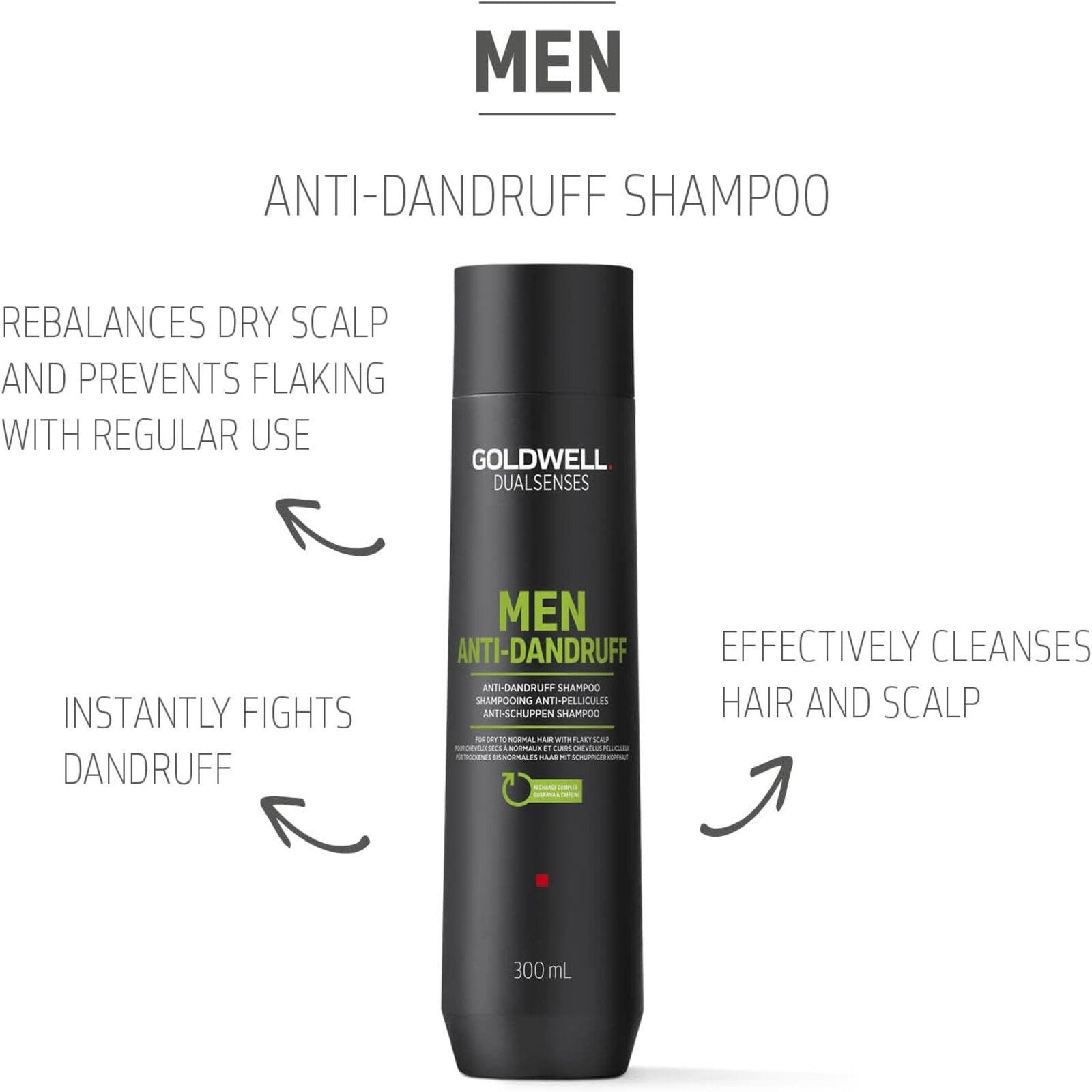 Goldwell Dualsenses Men Shampo Kundër Zbokthit 300ml