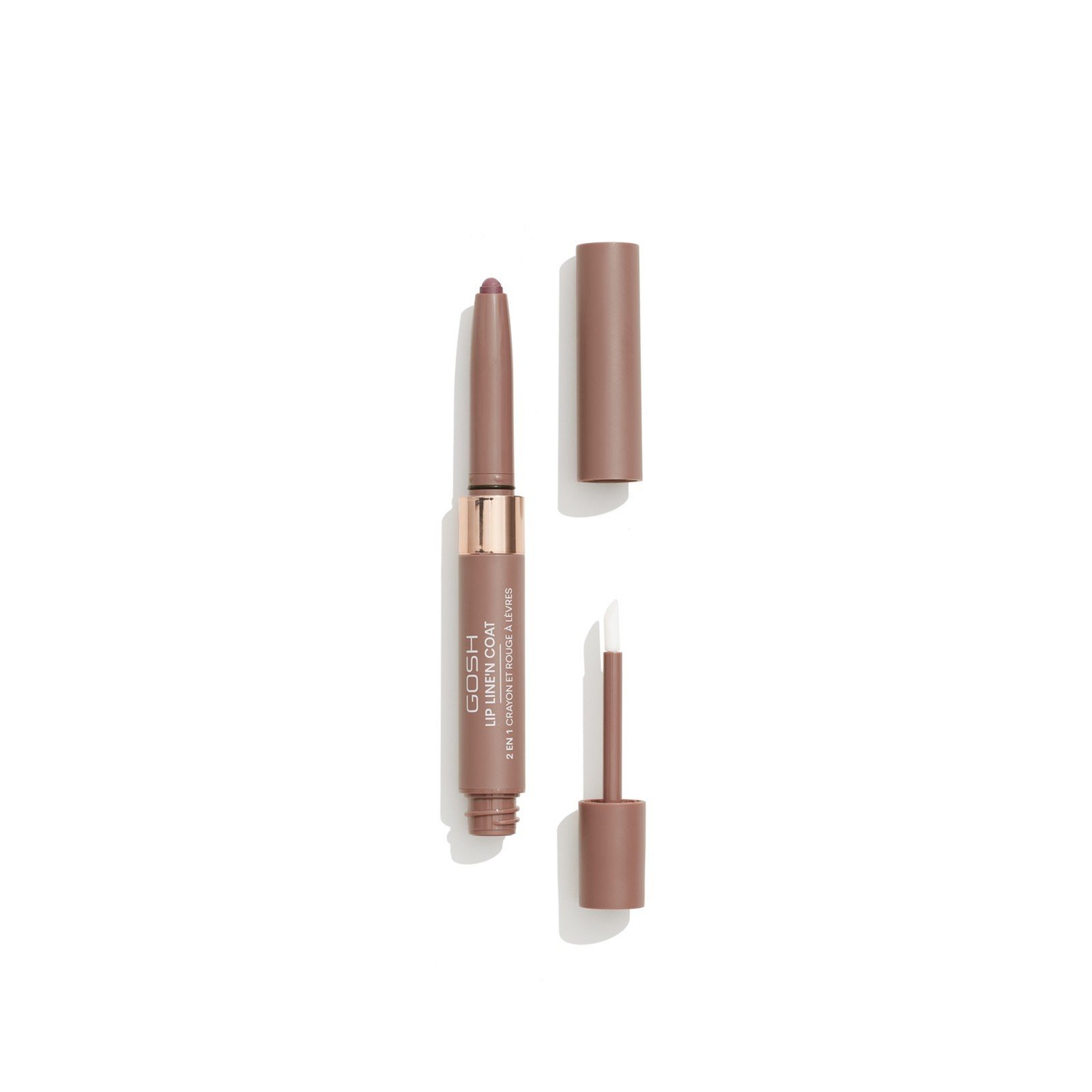 Gosh محدد ومثبت الشفاه Lip Line'n Coat 002 Burnt Cinnamon