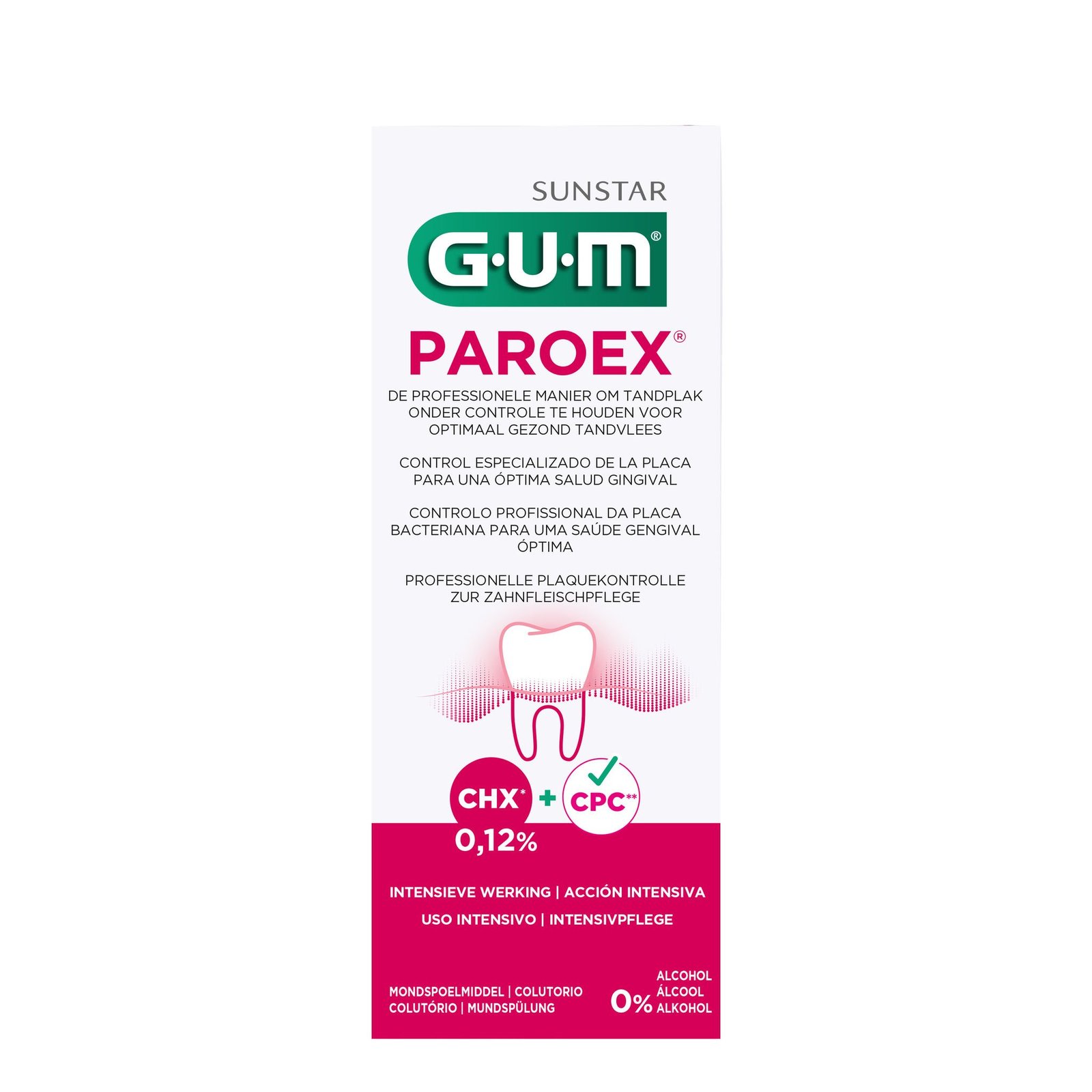 GUM Paroex 0,12% Bain de Bouche Action Intensive 300ml