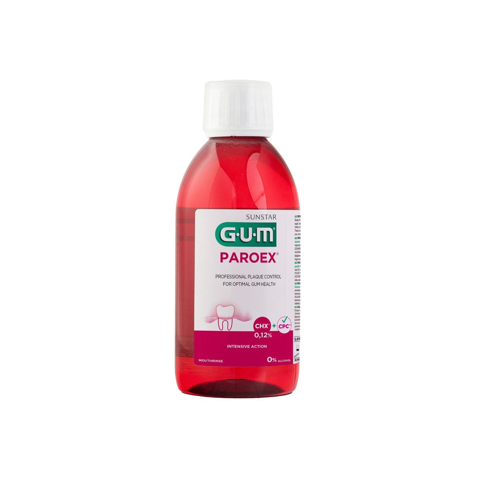 GUM Paroex 0,12% Bain de Bouche Action Intensive 300ml