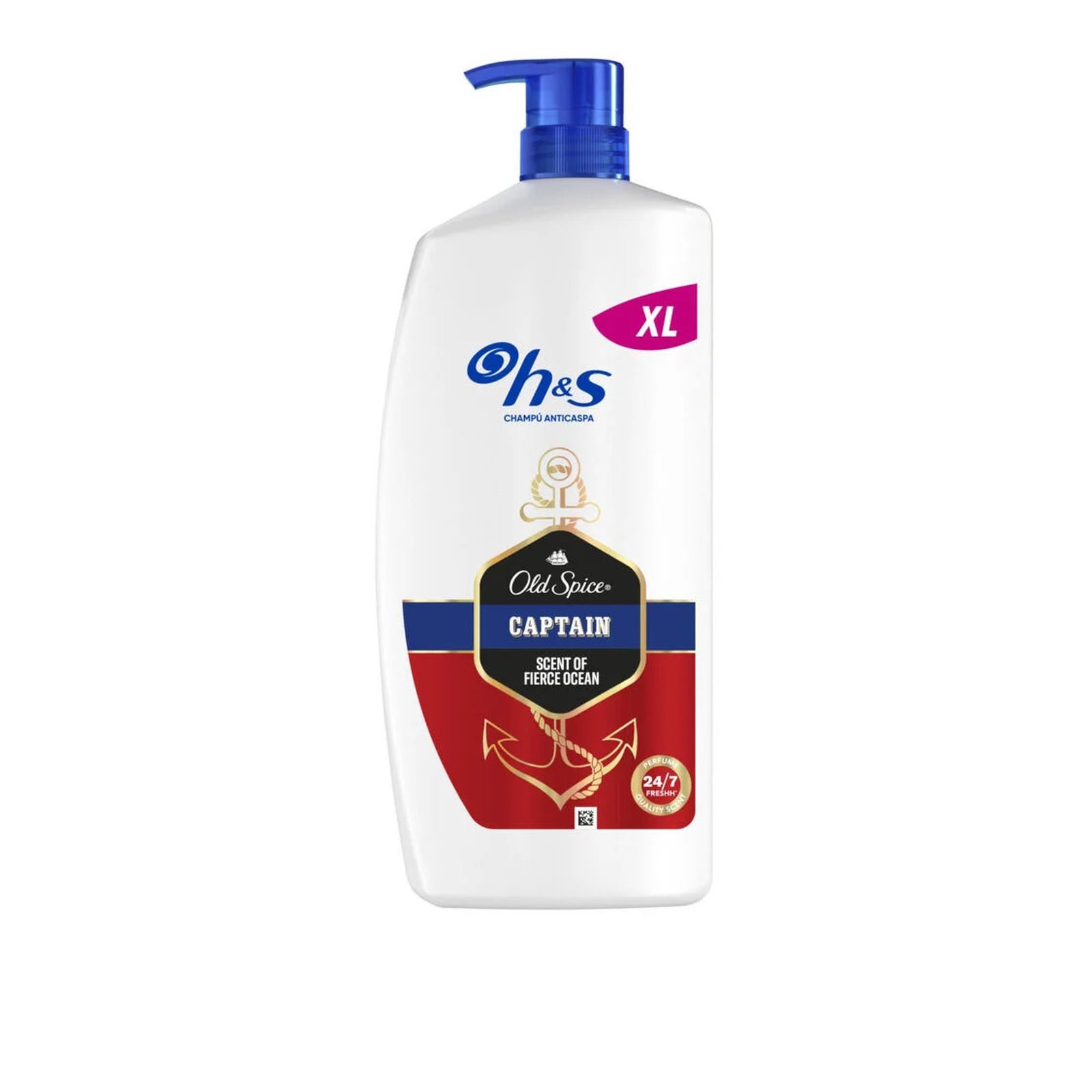 H&S x Old Spice Captain Anti-Dandruff Shampoo 800ml