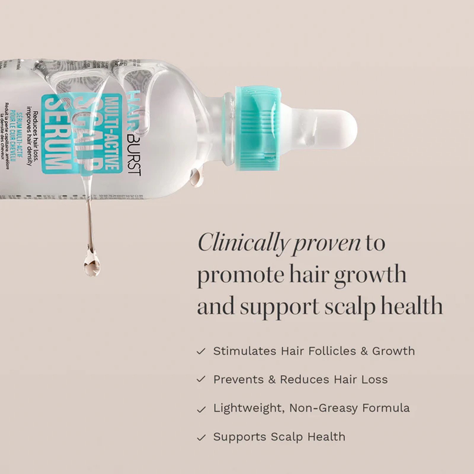 Hairburst Multi-Active Fejbőr Szérum Hajhullás Ellen 60ml