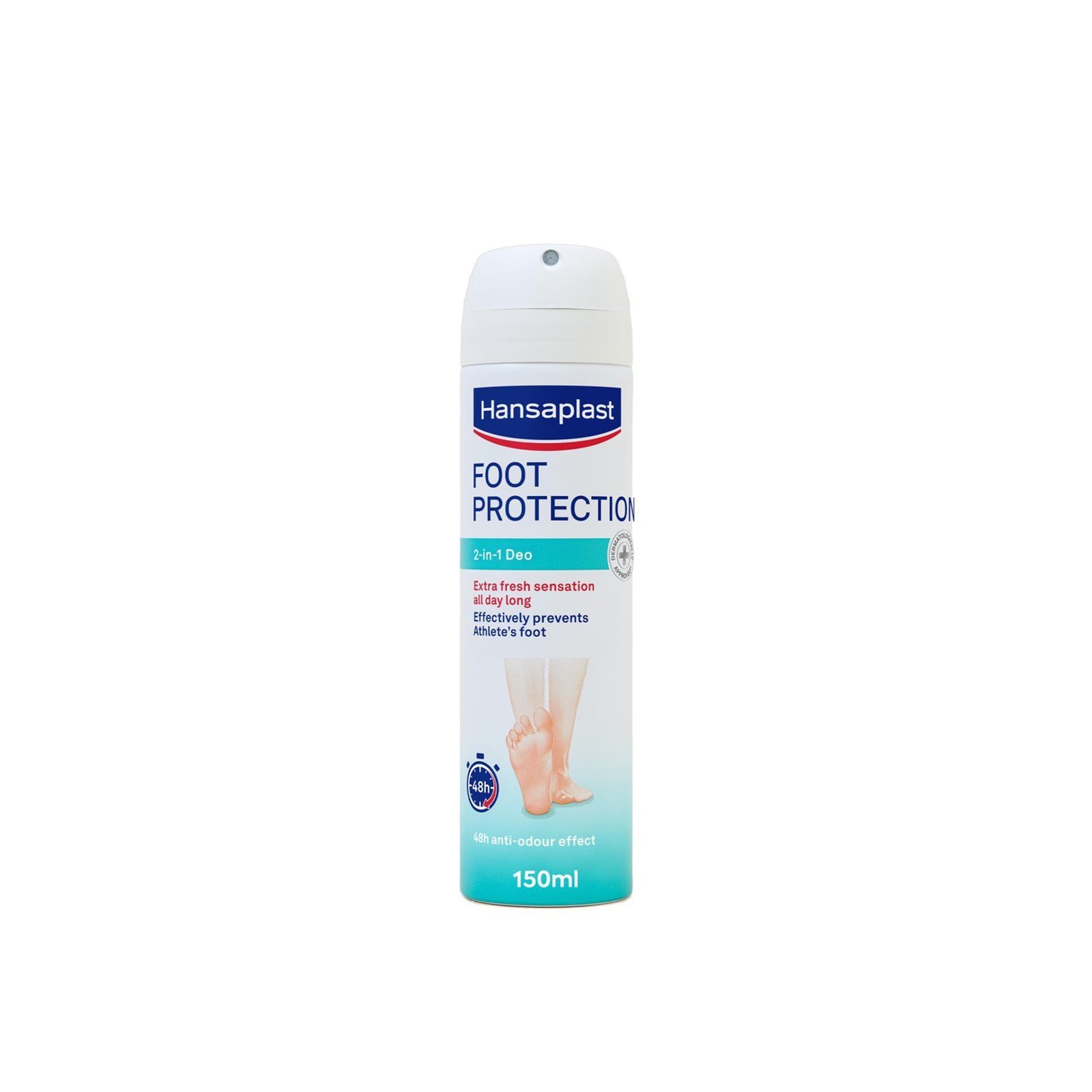 Hansaplast Foot Protection Spray Desodorizante 2-em-1 150ml