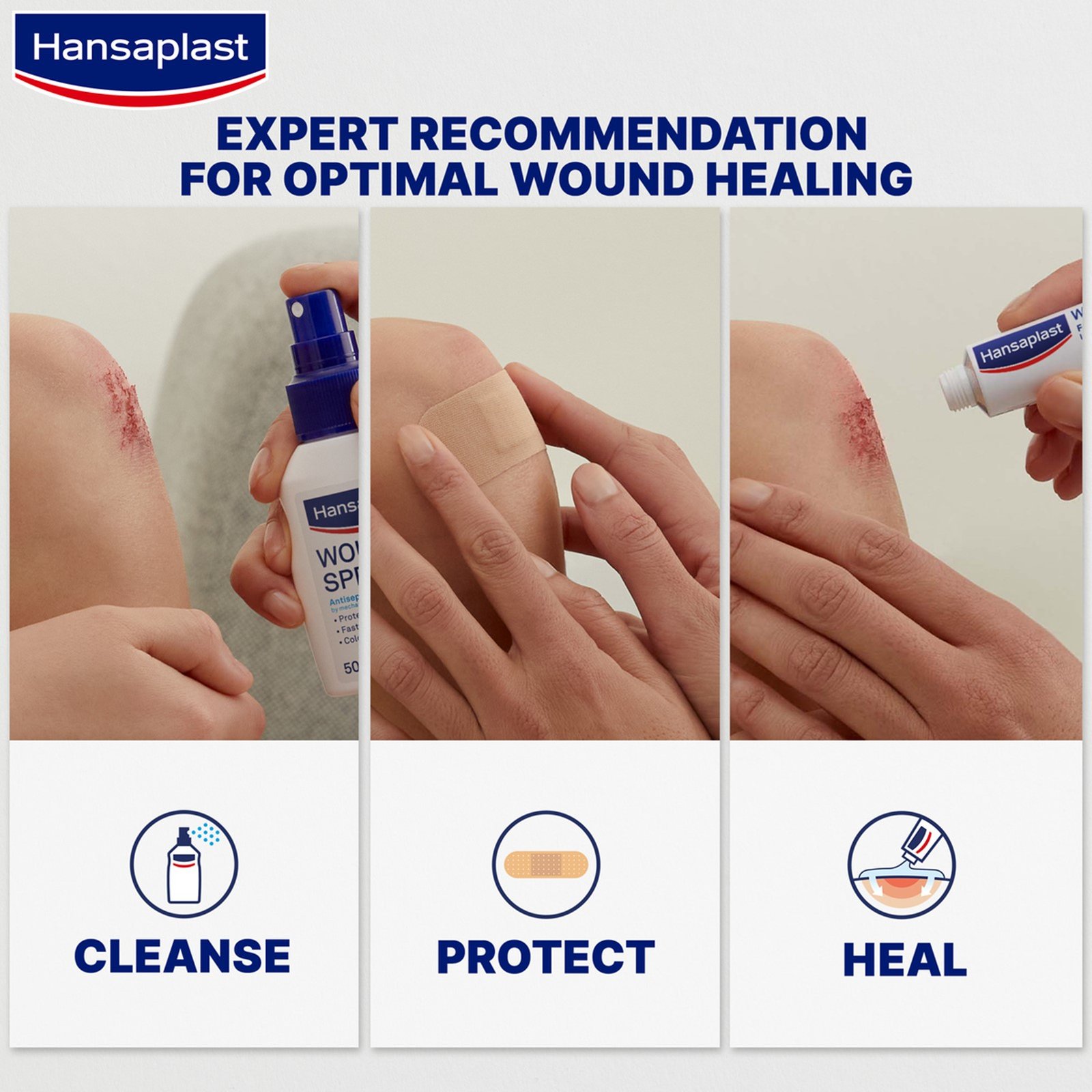 Hansaplast Med+ Aqua Protect XXL Sterile Waterproof Wound Plasters x5