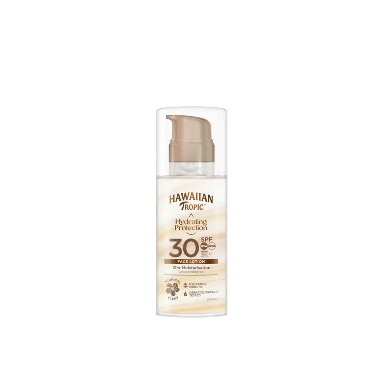 Hawaiian Tropic Lozione Solare Viso Protezione Idratante SPF30 50ml