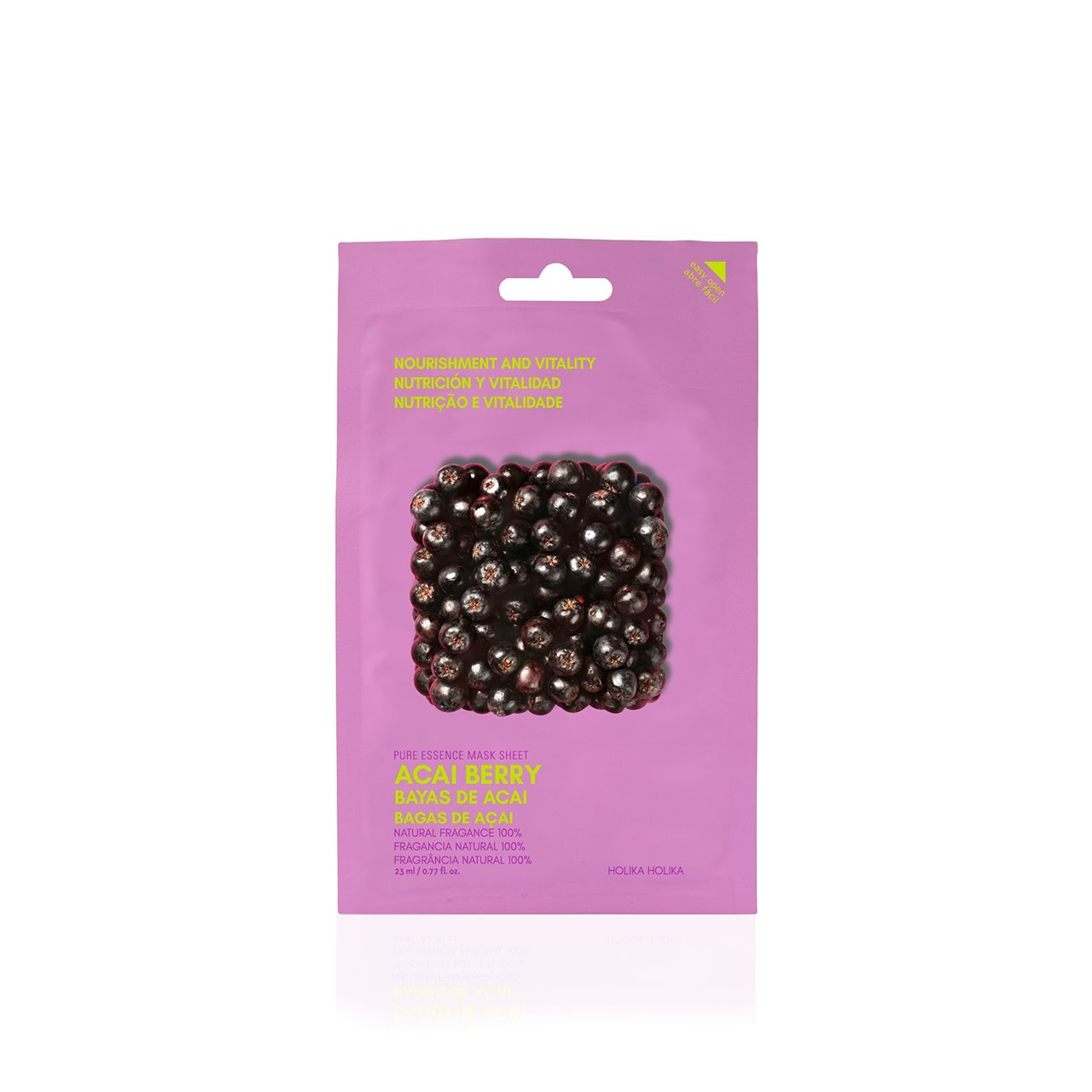 Holika Holika Pure Essence Mask Sheet Acai Berry 23ml (0.78floz)