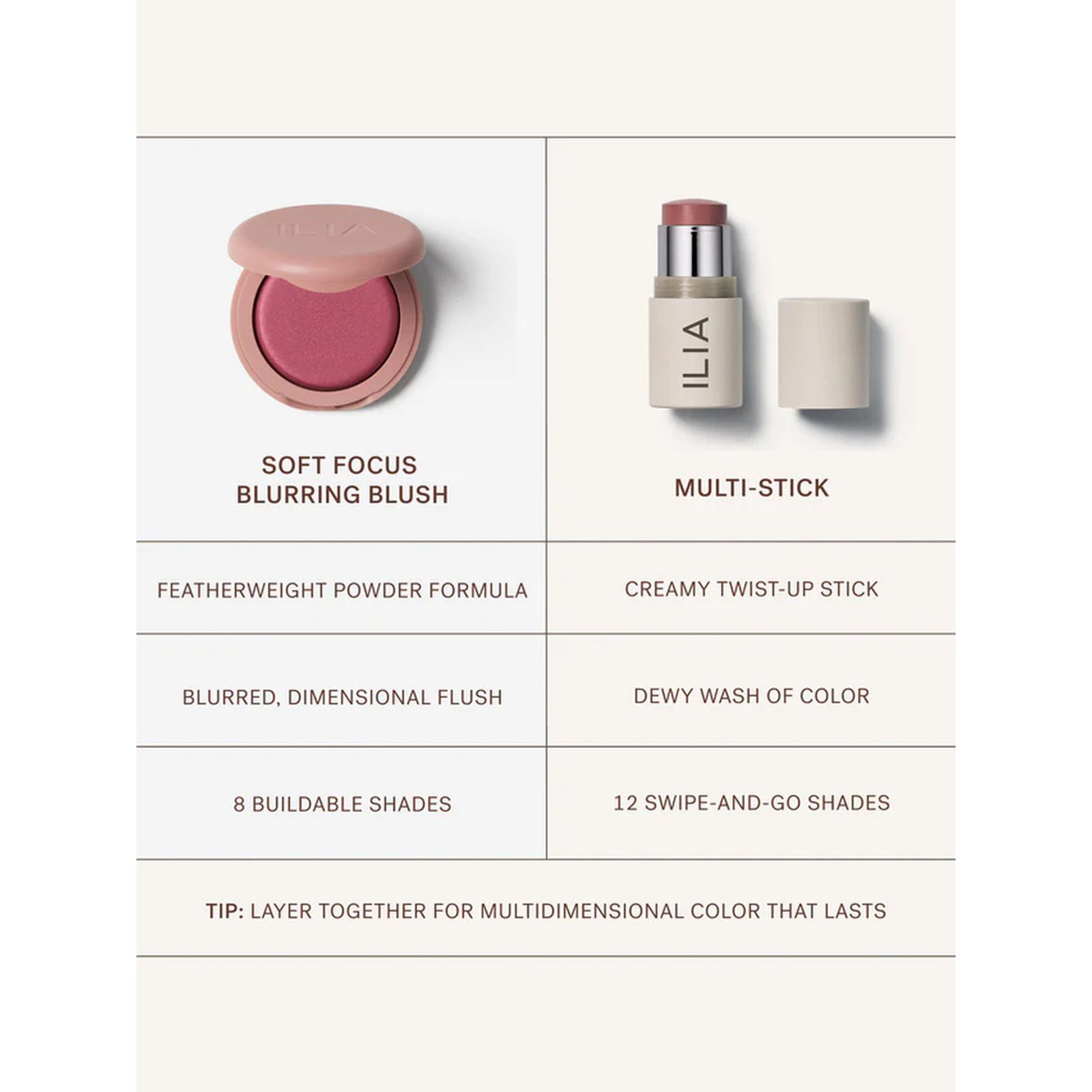 ILIA Soft Focus Blurring Blush Glimpse 4.5g