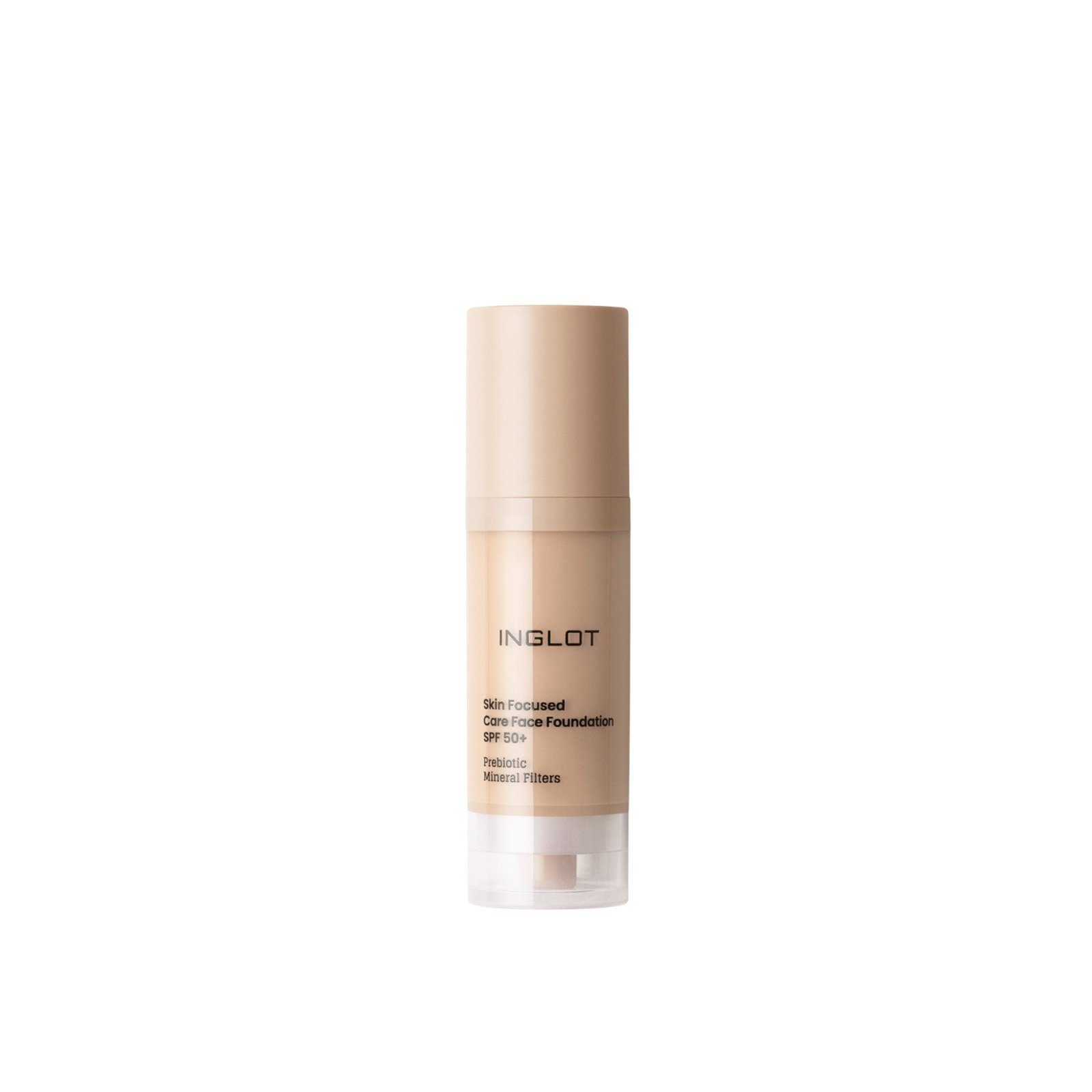 Inglot عناية مركّزة على البشرة كريم أساس للوجه SPF50+ 302 Ivory Beige 30ml