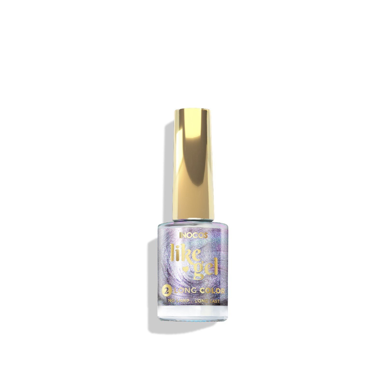 INOCOS Like Gel 2 Long Color Nail Polish 129 Space Gray 11ml
