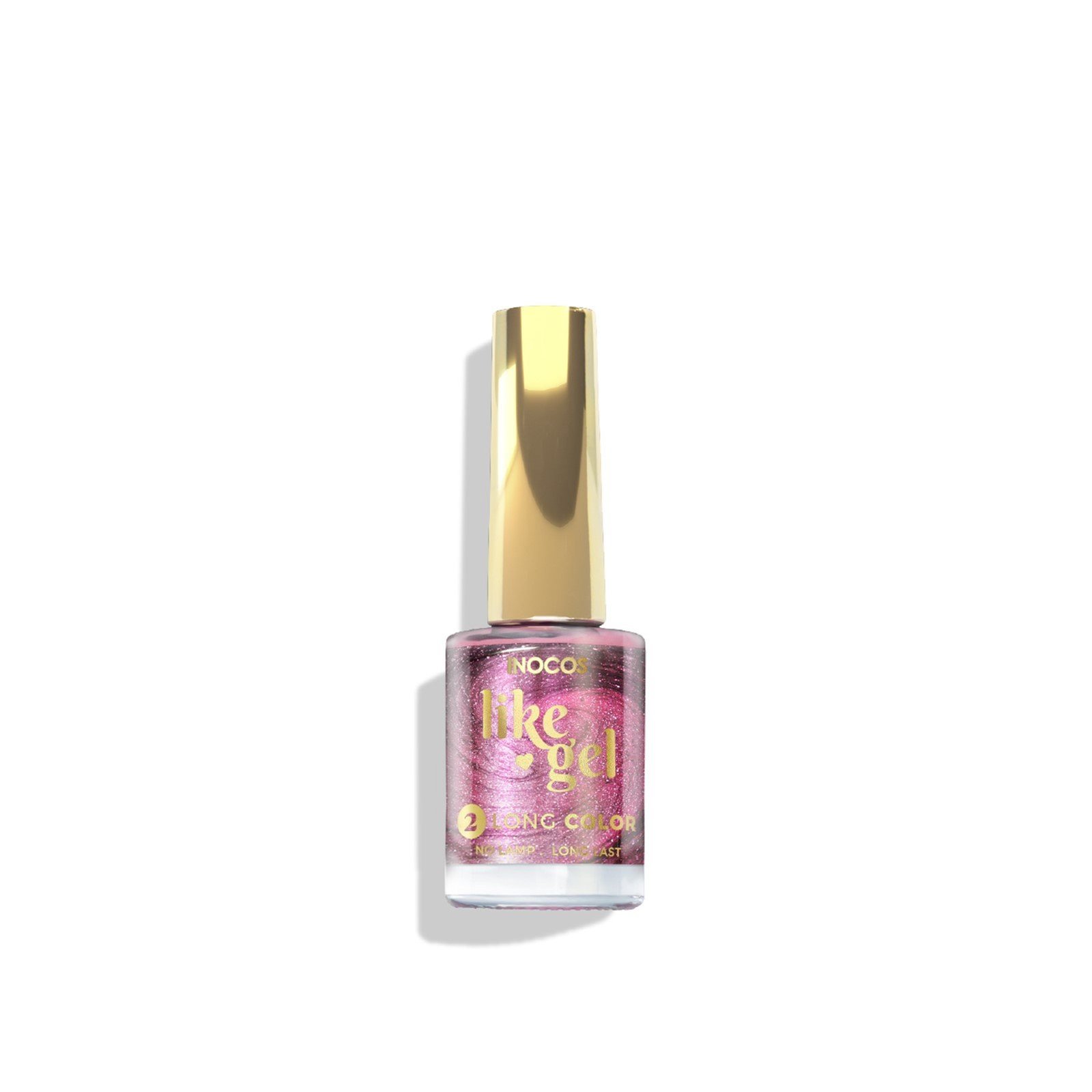 INOCOS Like Gel 2 Long Color Nail Polish 130 Pink Big Bang 11ml