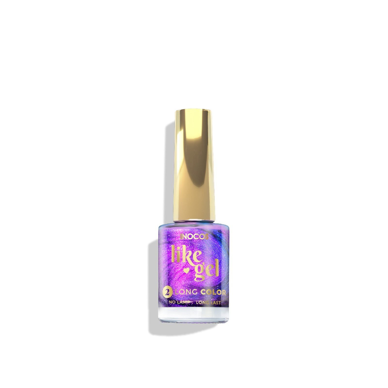 INOCOS Like Gel 2 Long Color Nail Polish 131 Purple Jupiter 11ml