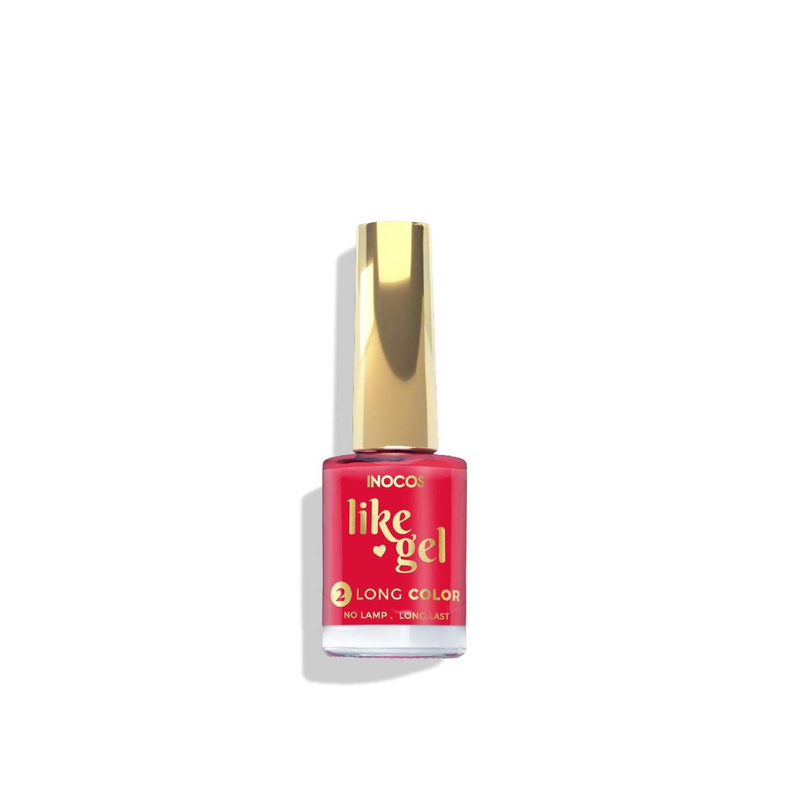 INOCOS Like Gel 2 Long Color Nail Polish 137 Ferrari Red 11ml