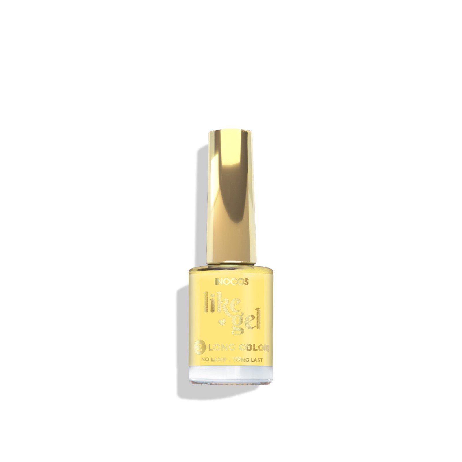 INOCOS Like Gel 2 Long Color Nail Polish 147 Rock Yellow 11ml