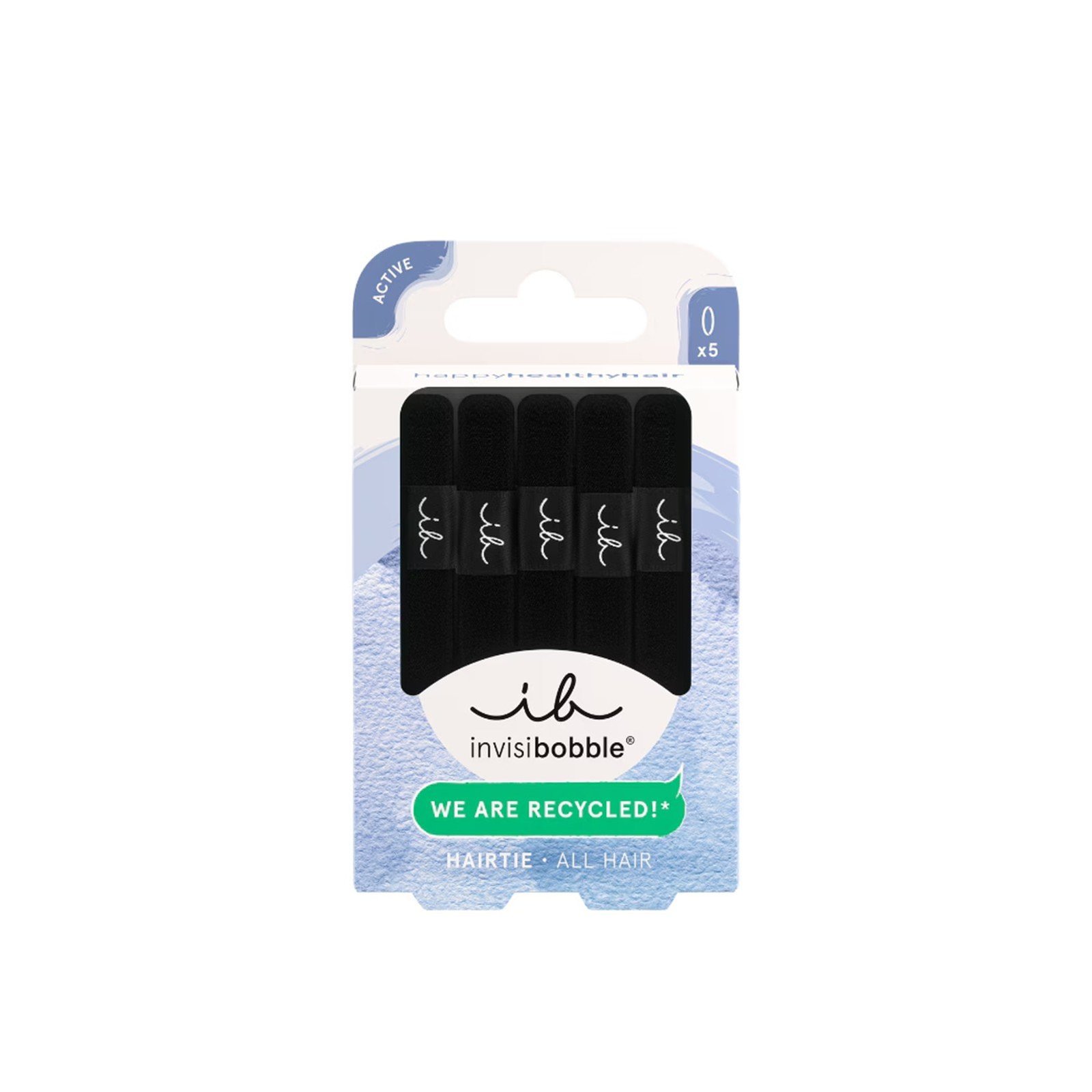 invisibobble Elástico de Cabelo Preto x5