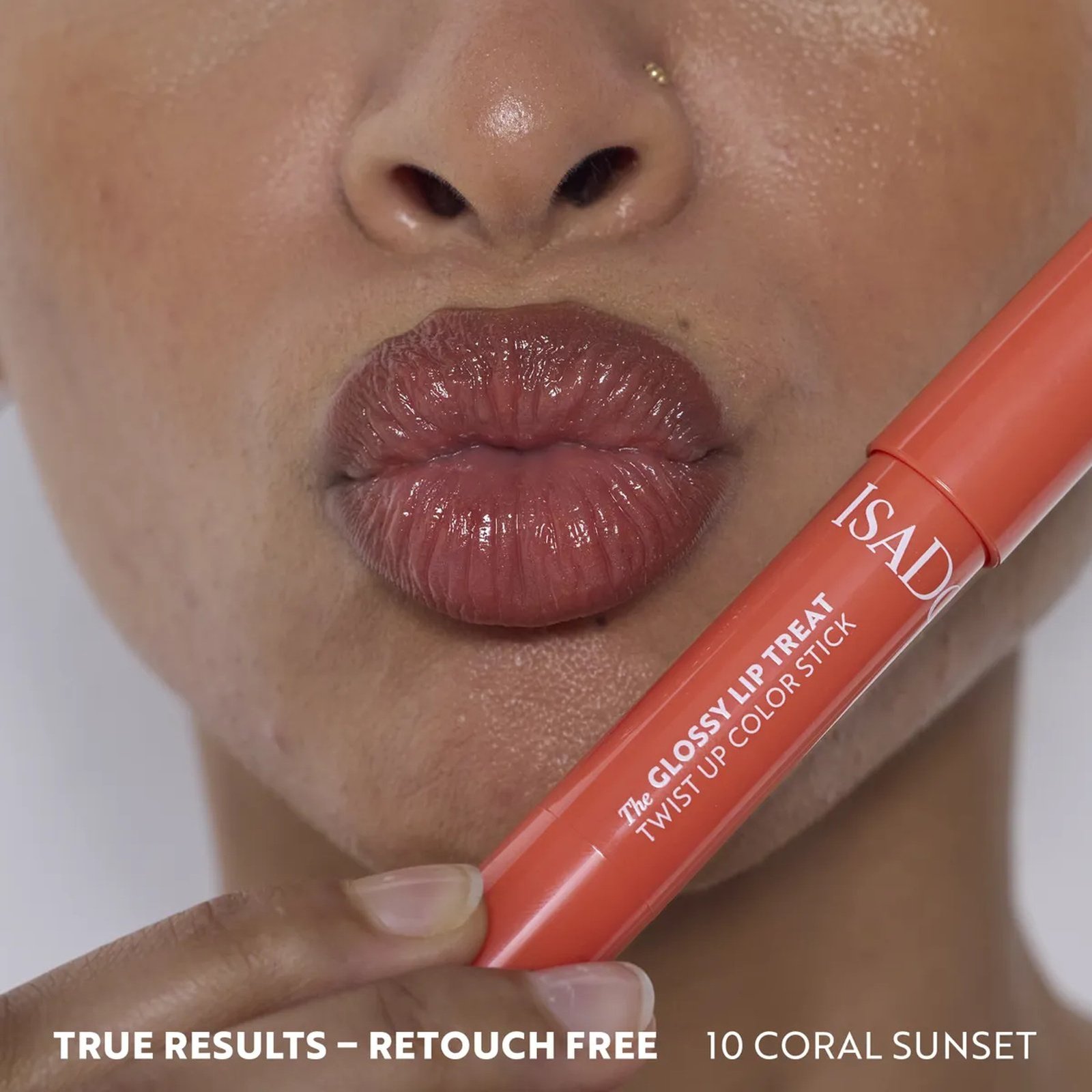 IsaDora The Glossy Lip Treat Twist Up Color Stick 18 Lovely Lavender 3.3g