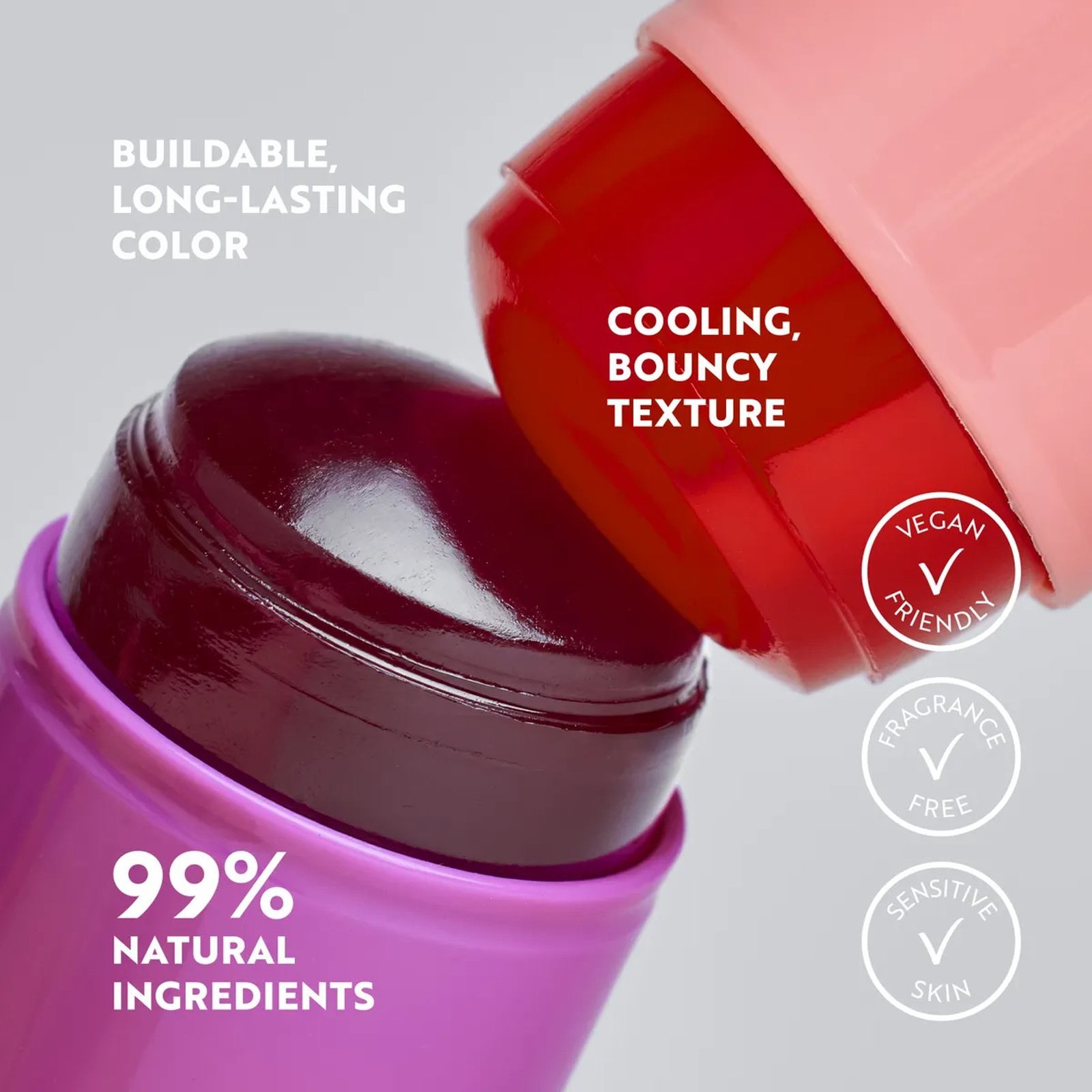 IsaDora The Lip & Cheek Tint Cooling Jelly Stick 12 Berry Pink 12g