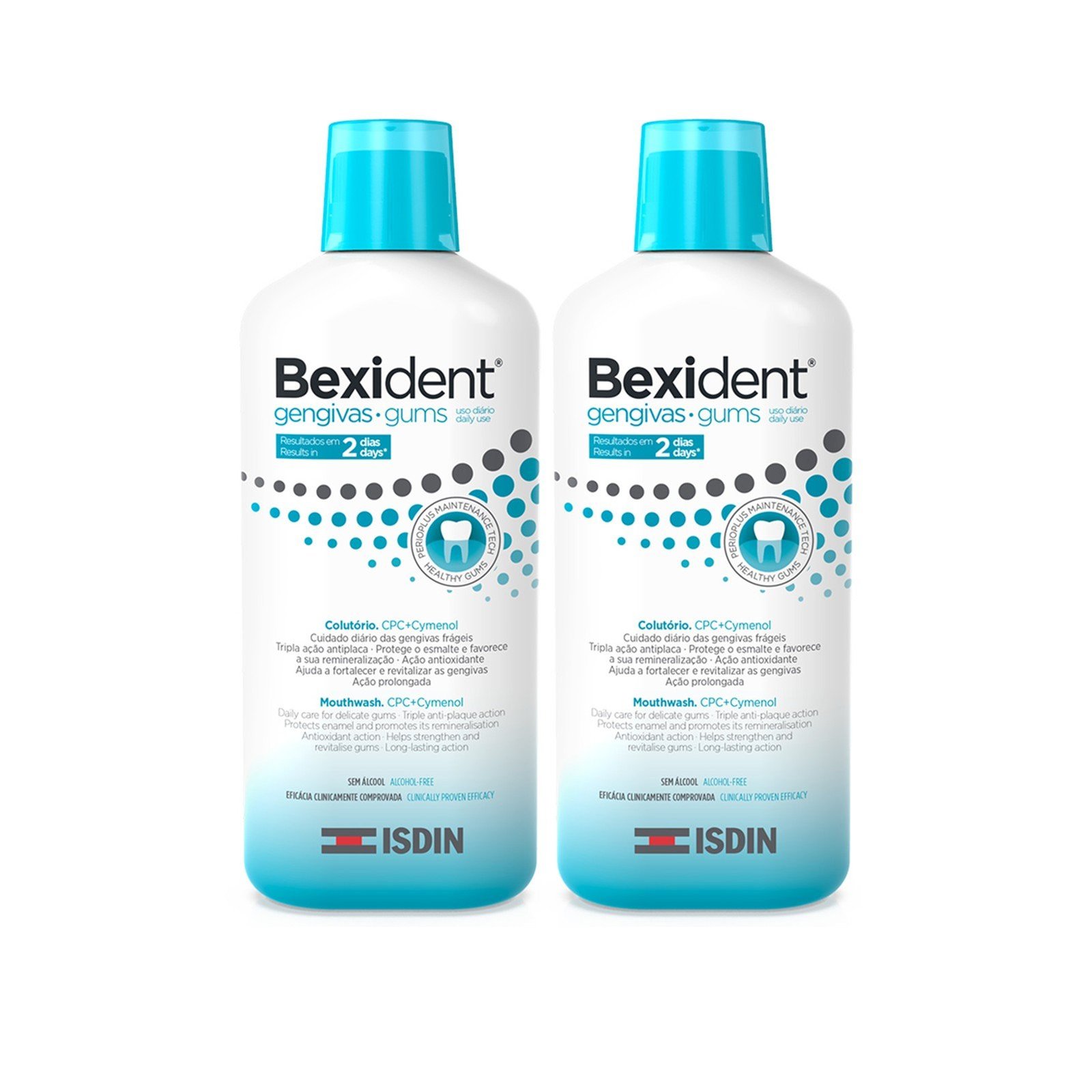 ISDIN Bexident Gums Munnskyll Til Daglig Bruk 500ml x2