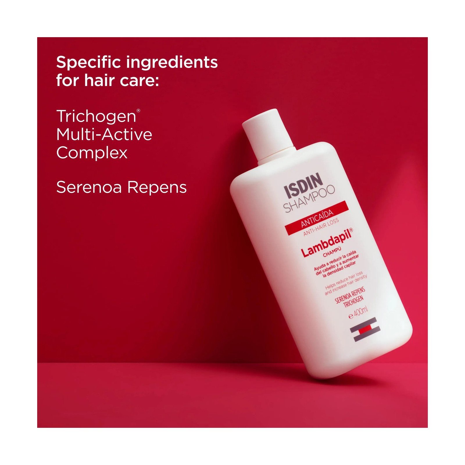 ISDIN Lambdapil Anti Hair Loss Shampoo 400ml x2
