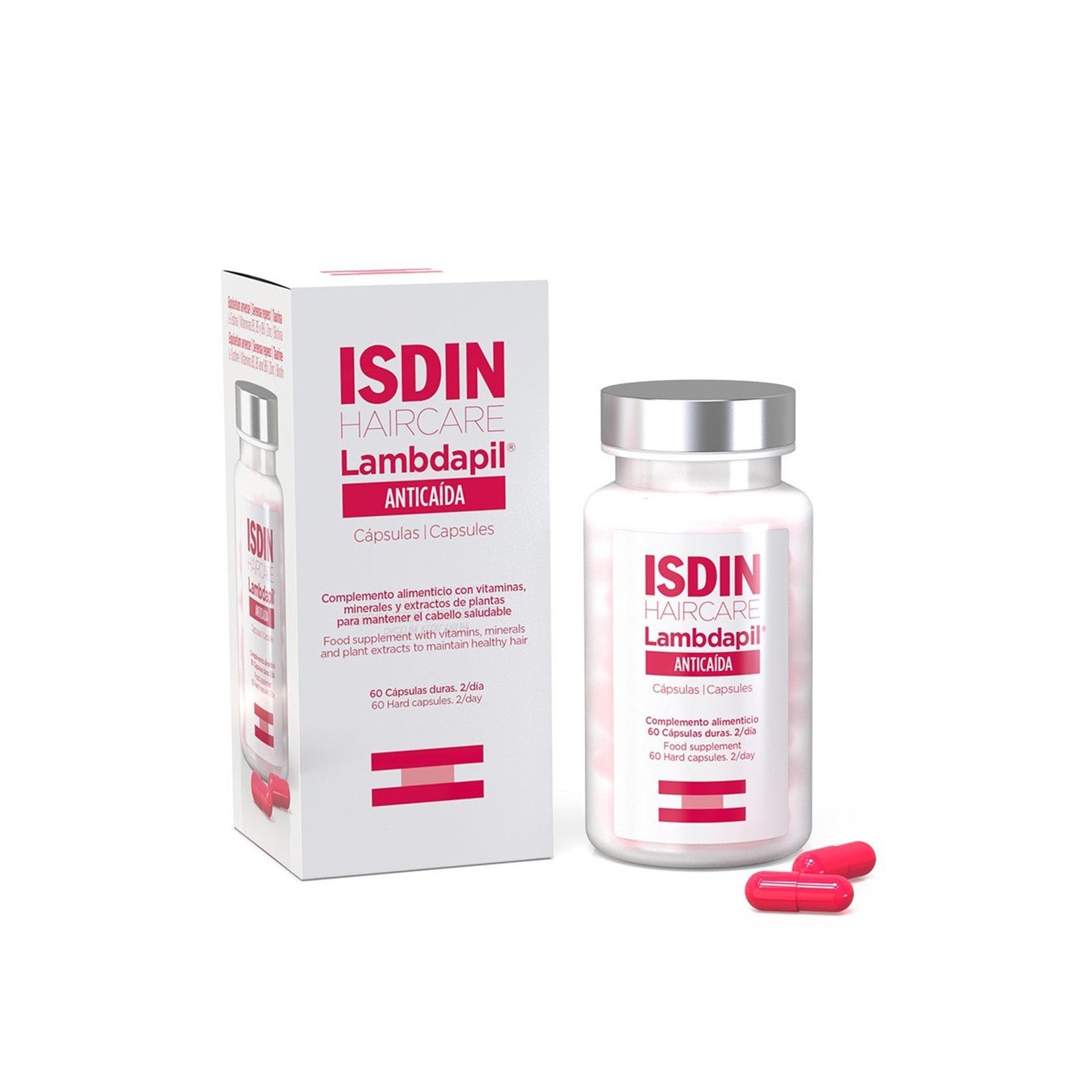 ISDIN Lambdapil Cápsulas Fortificantes Anticaída del Cabello x60