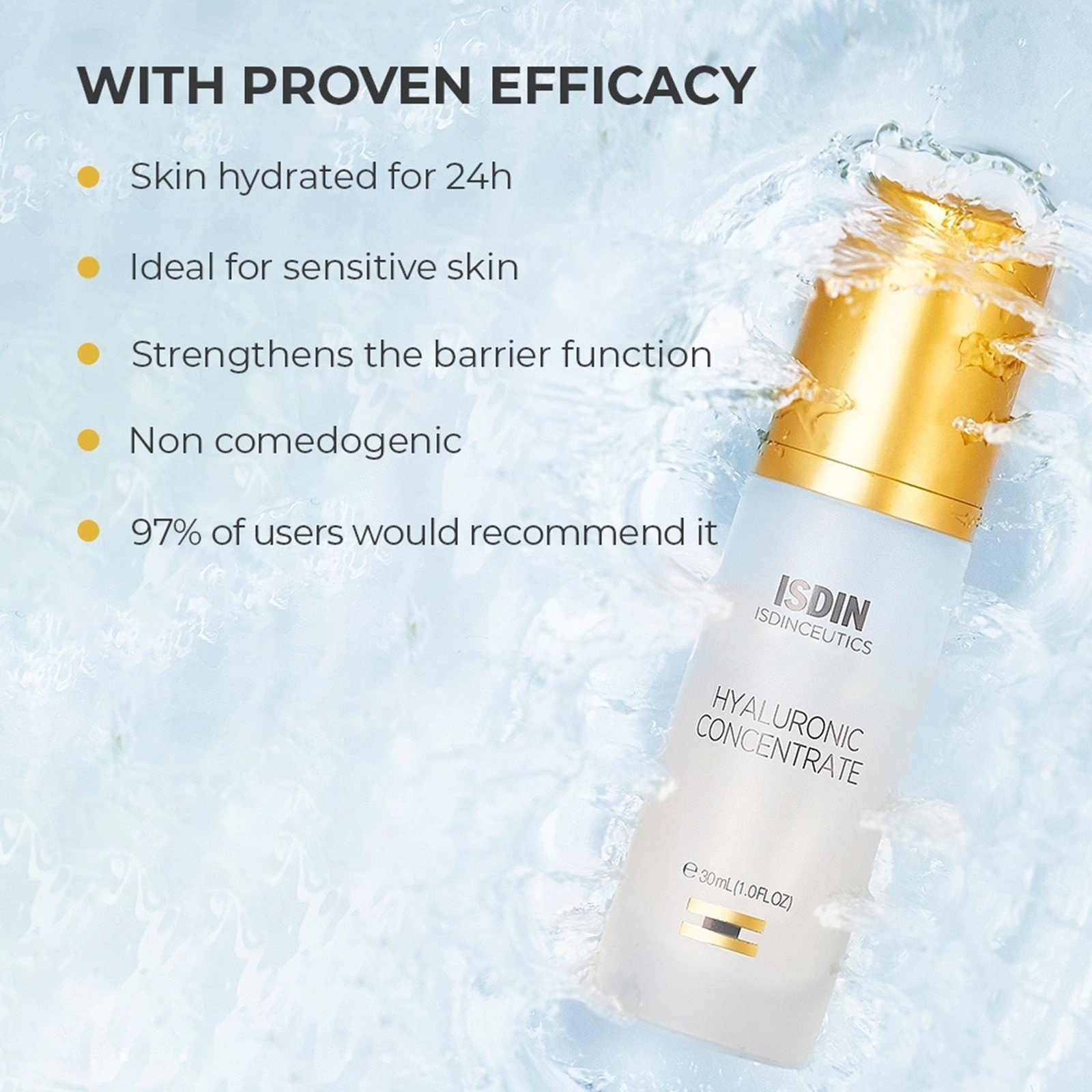 ISDINCEUTICS Hyaluronic Concentrate Sérum Concentré 30ml