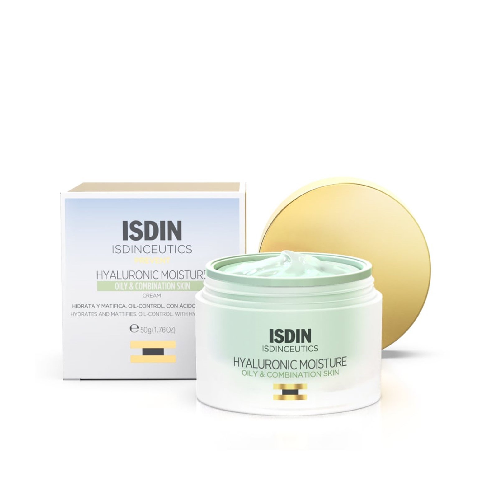 ISDINCEUTICS Hyaluronic Moisture Creme Pele Oleosa e Mista 50g