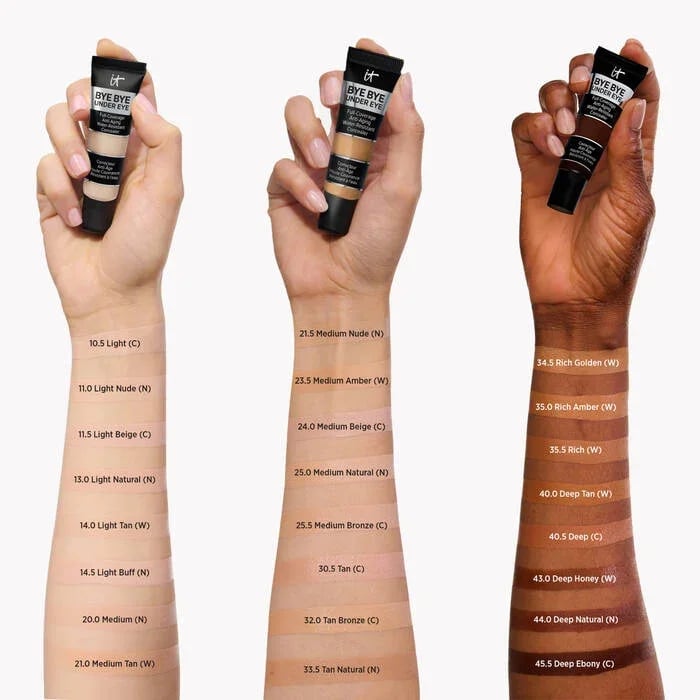 IT Cosmetics Bye Bye Under عين Full Coverage مضاد للشيخوخة مقاوم للماء خافي عيوب 35.5 غني (W) 12ml