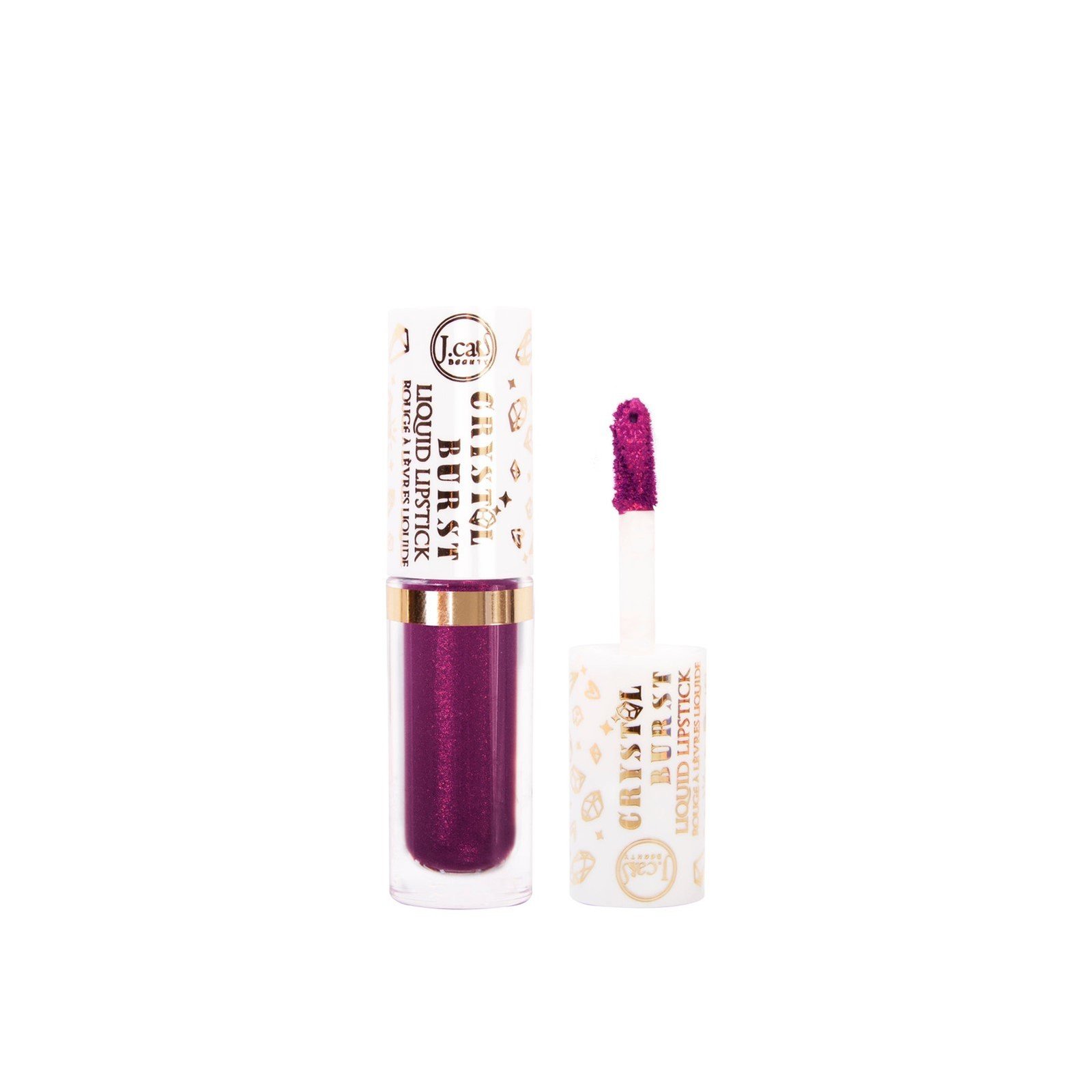 J.Cat Crystal Burst Flytande Läppstift 107 Velvet Dress 0.8g