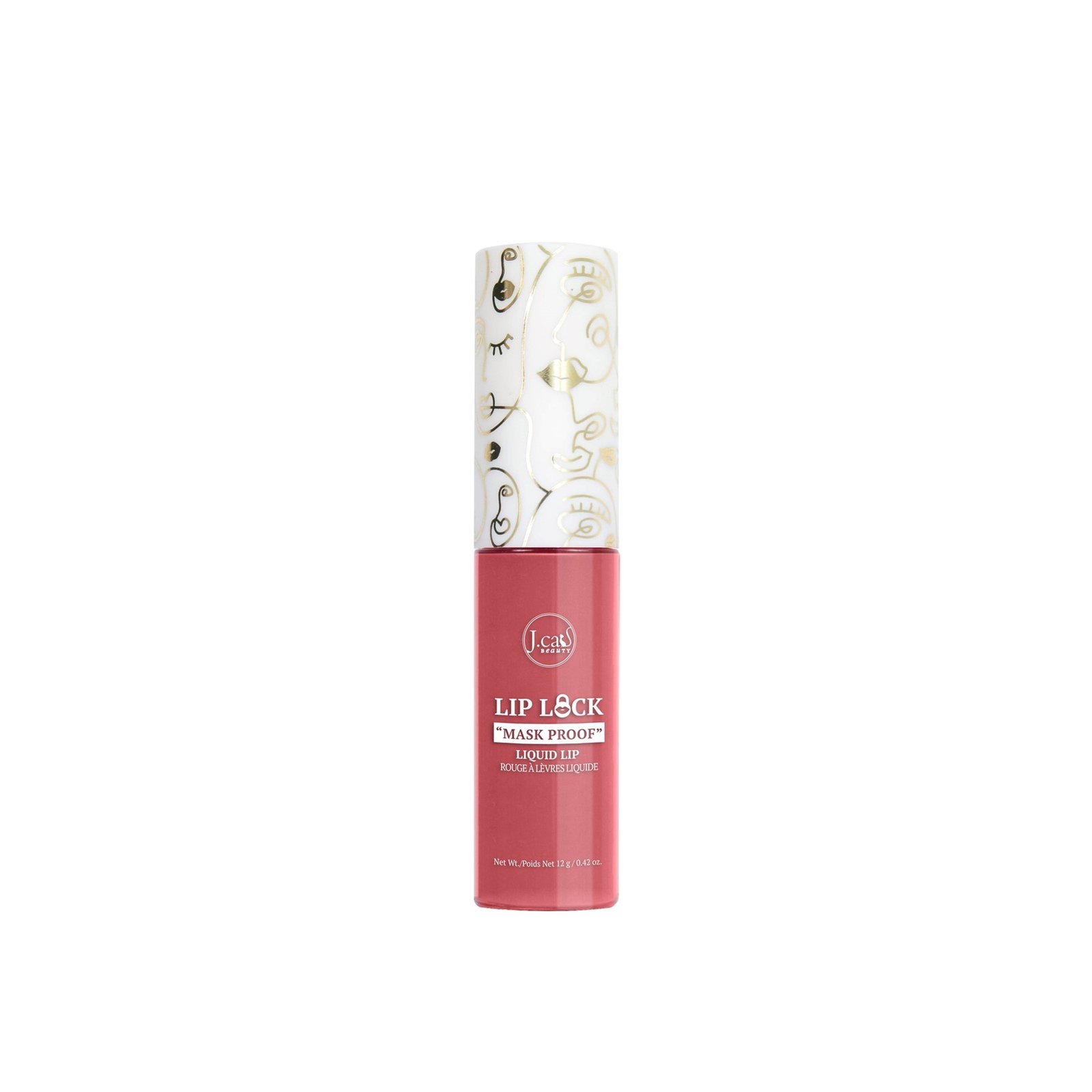 J.Cat Lip Lock Mask Proof Flydende Læbestift 108 Blessed 10g