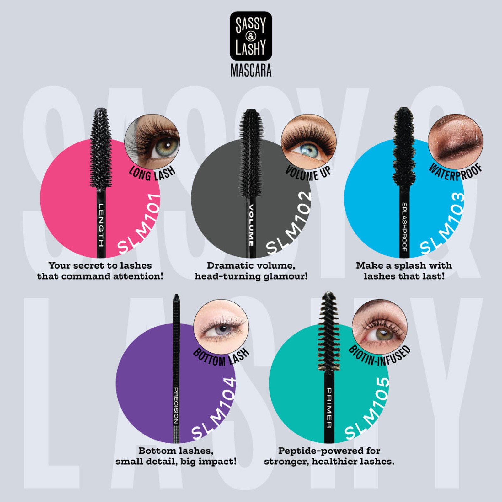 J.Cat Sassy & Lashy Mascara SLM 104 La Petite Chérie 8.5g (0.3oz)