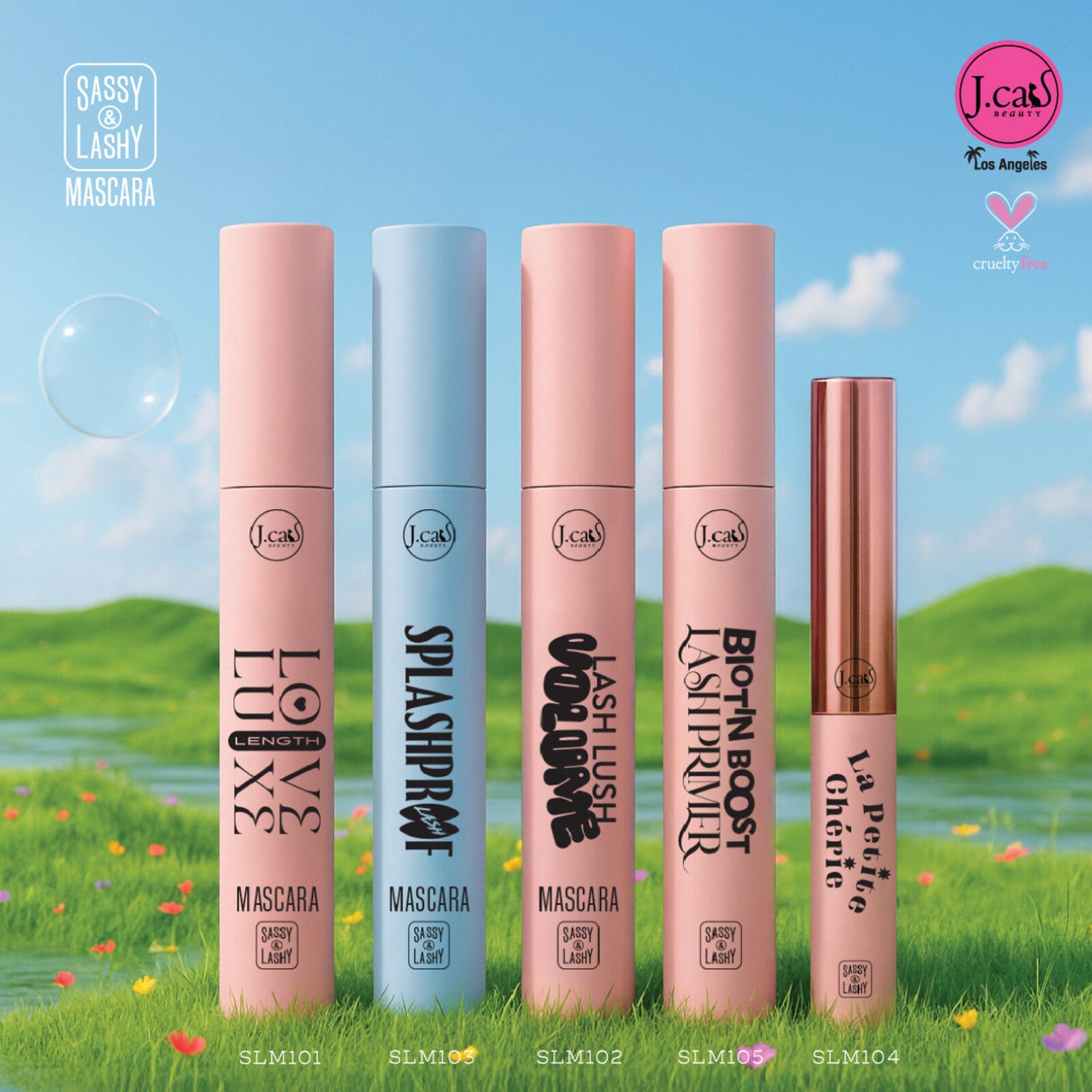 J.Cat Sassy & Lashy Mascara SLM 105 Biotin Boost Lash Primer 8.5g