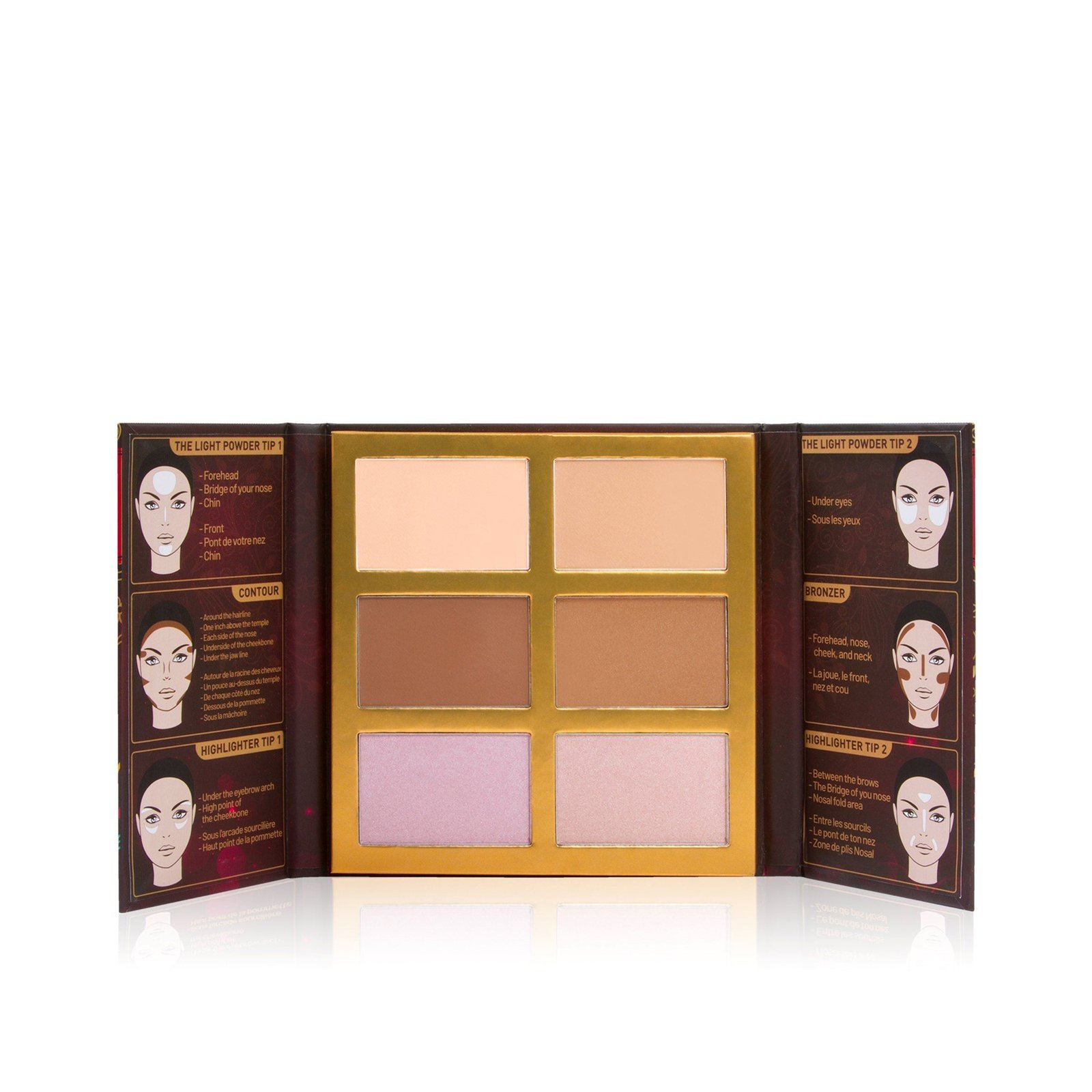 J.Cat Symphony Face Obsession Highlight, Contour & Bronzer Palette 101