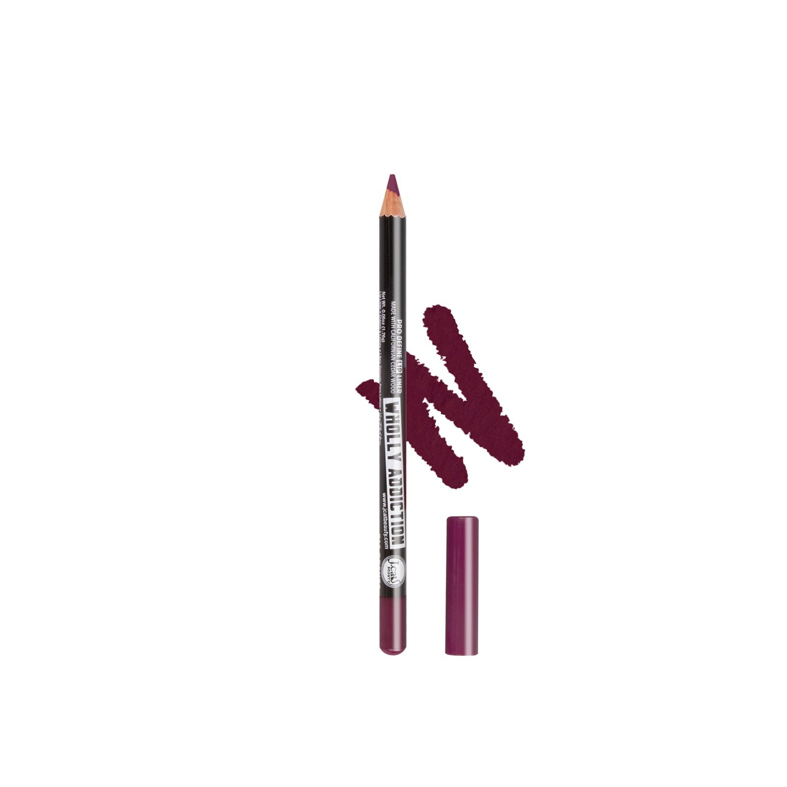 J.Cat Wholly Addiction Pro Define Lip Liner 219 Deep Berry Wine 1.76g