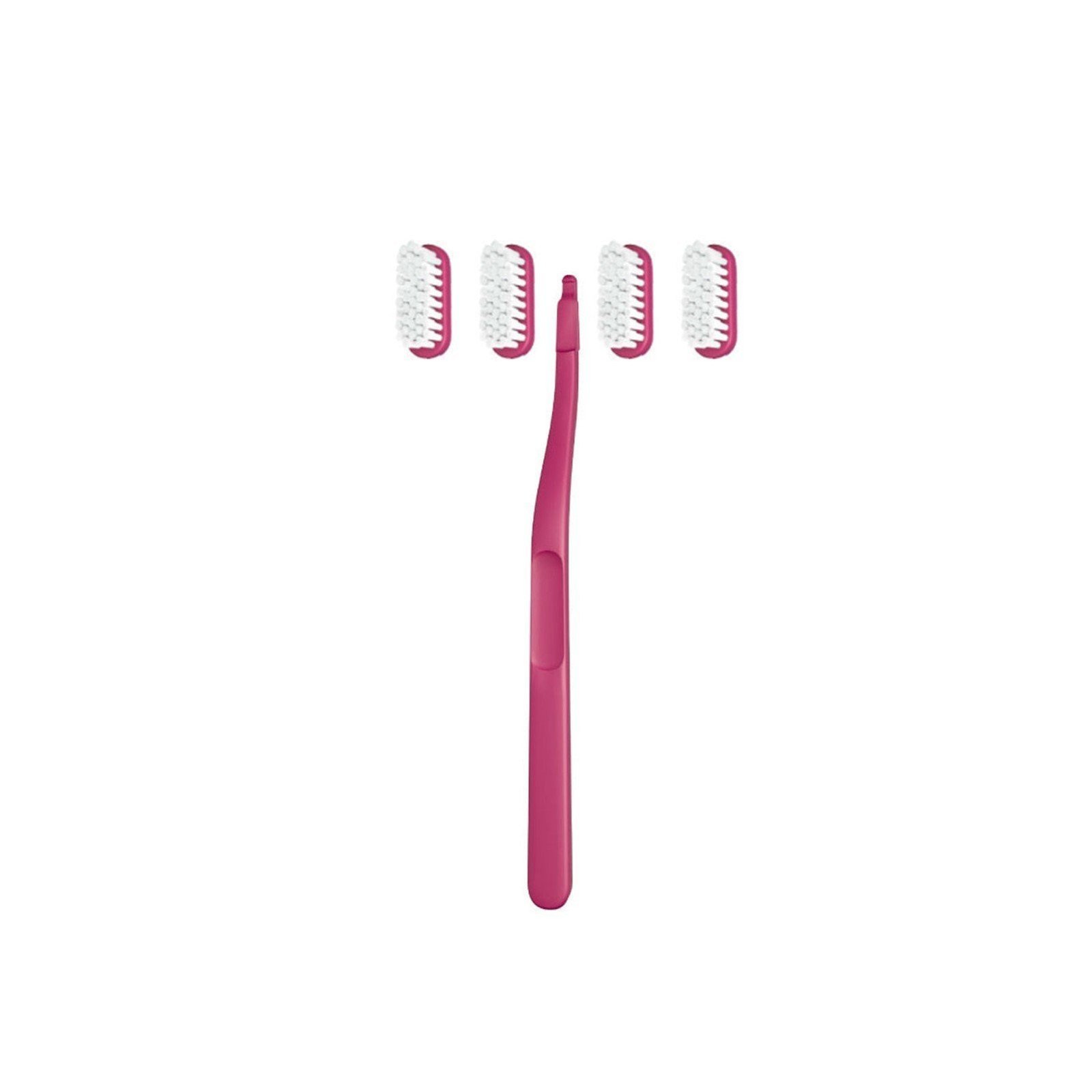 Jordan Green Clean Change Medium فرشاة أسنان + 4 Replacement Heads x1