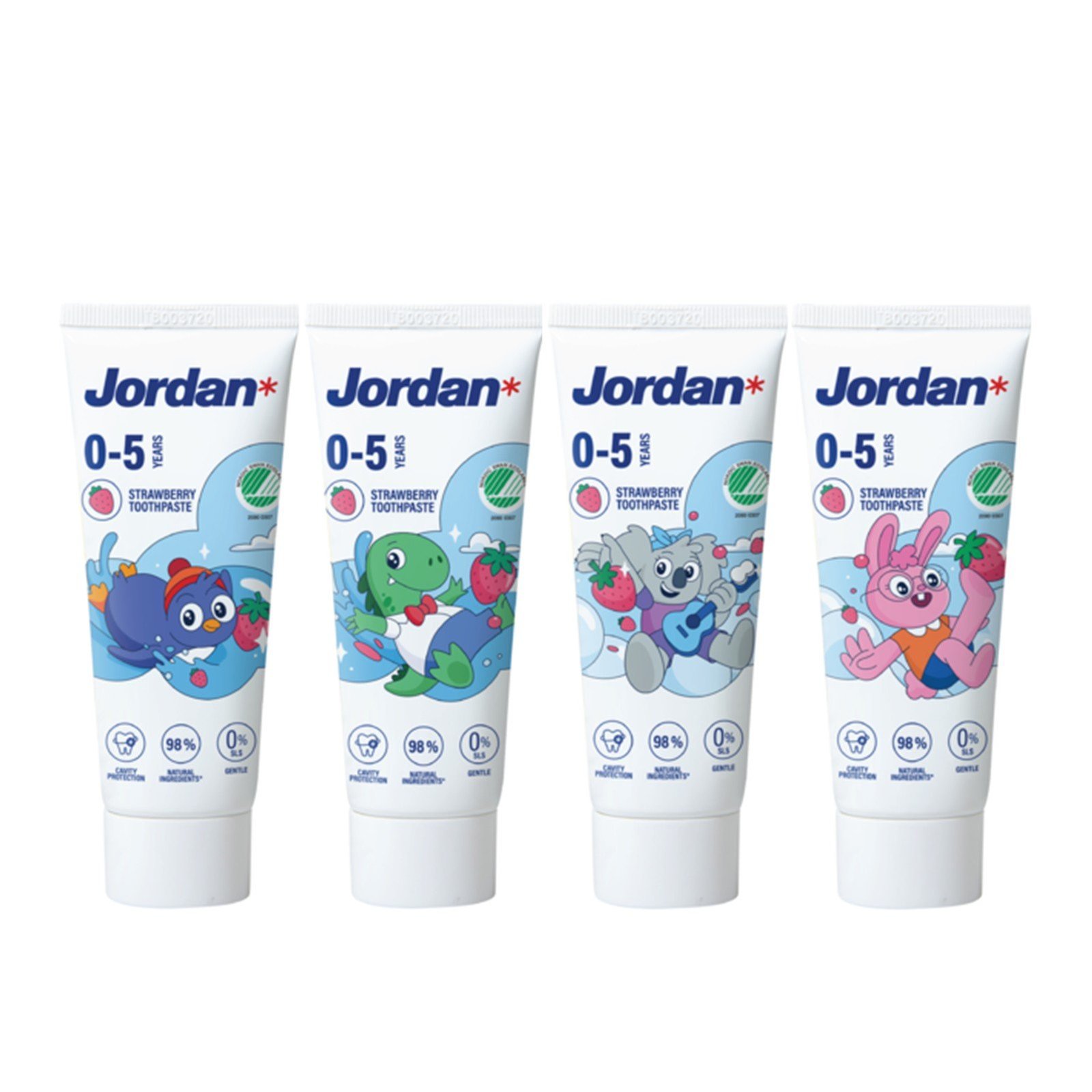 Jordan Kids Toothpaste 0-5 Years Strawberry 50ml