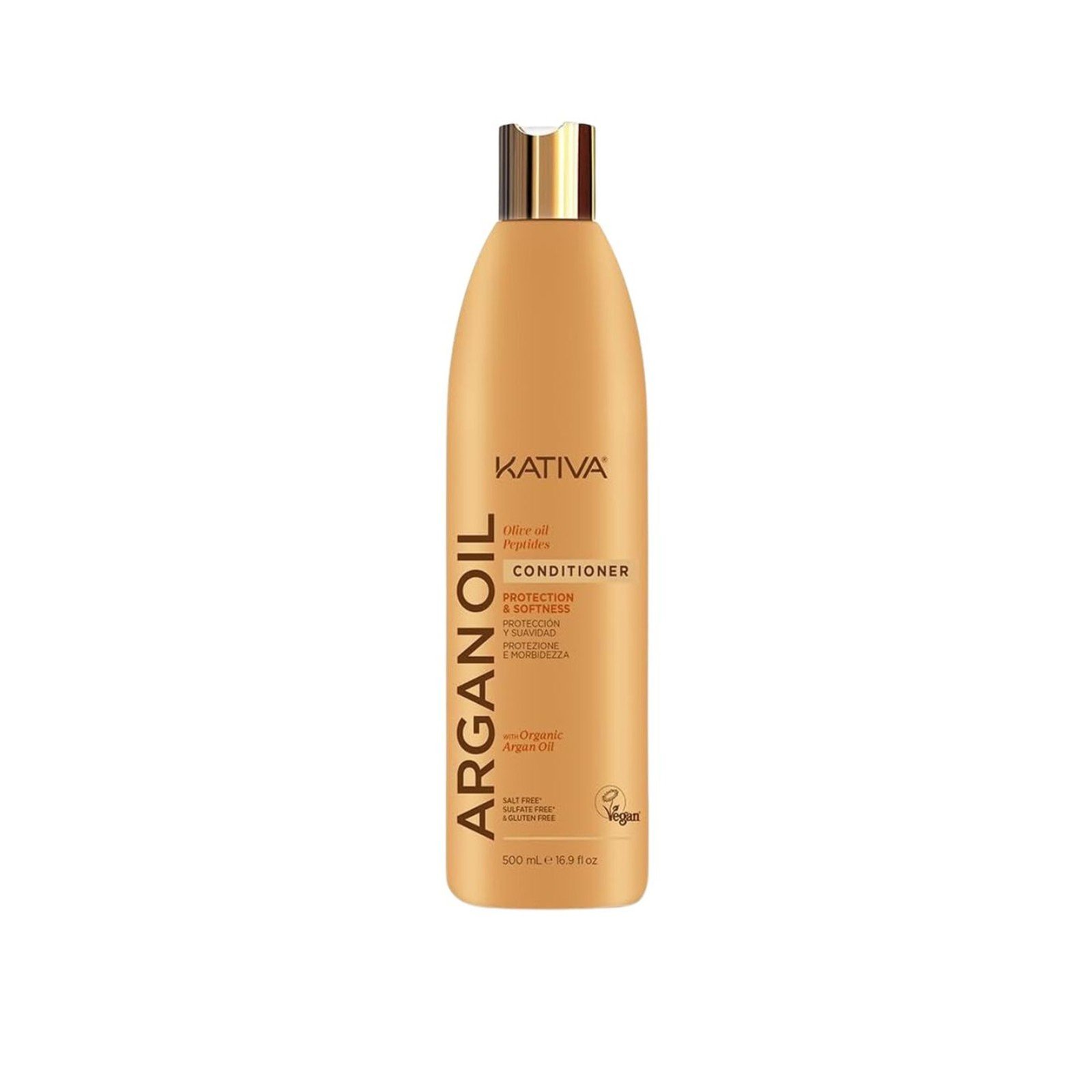 Kativa Argan Oil Olive Oil Peptides Amaciador Proteção & Suavidade 500ml