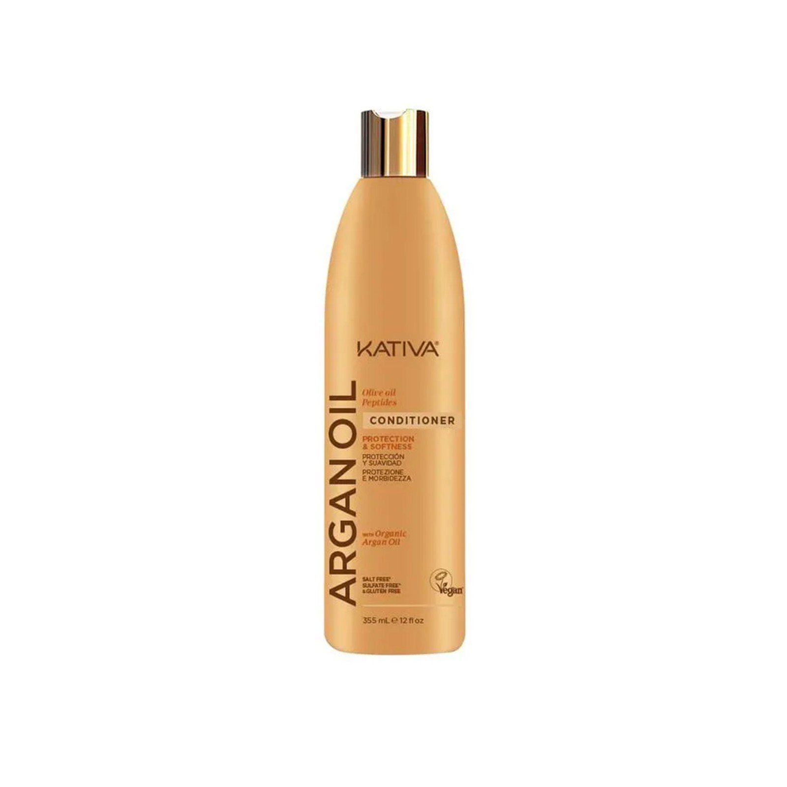 Kativa Argan Oil Champú Protección y Suavidad 355ml